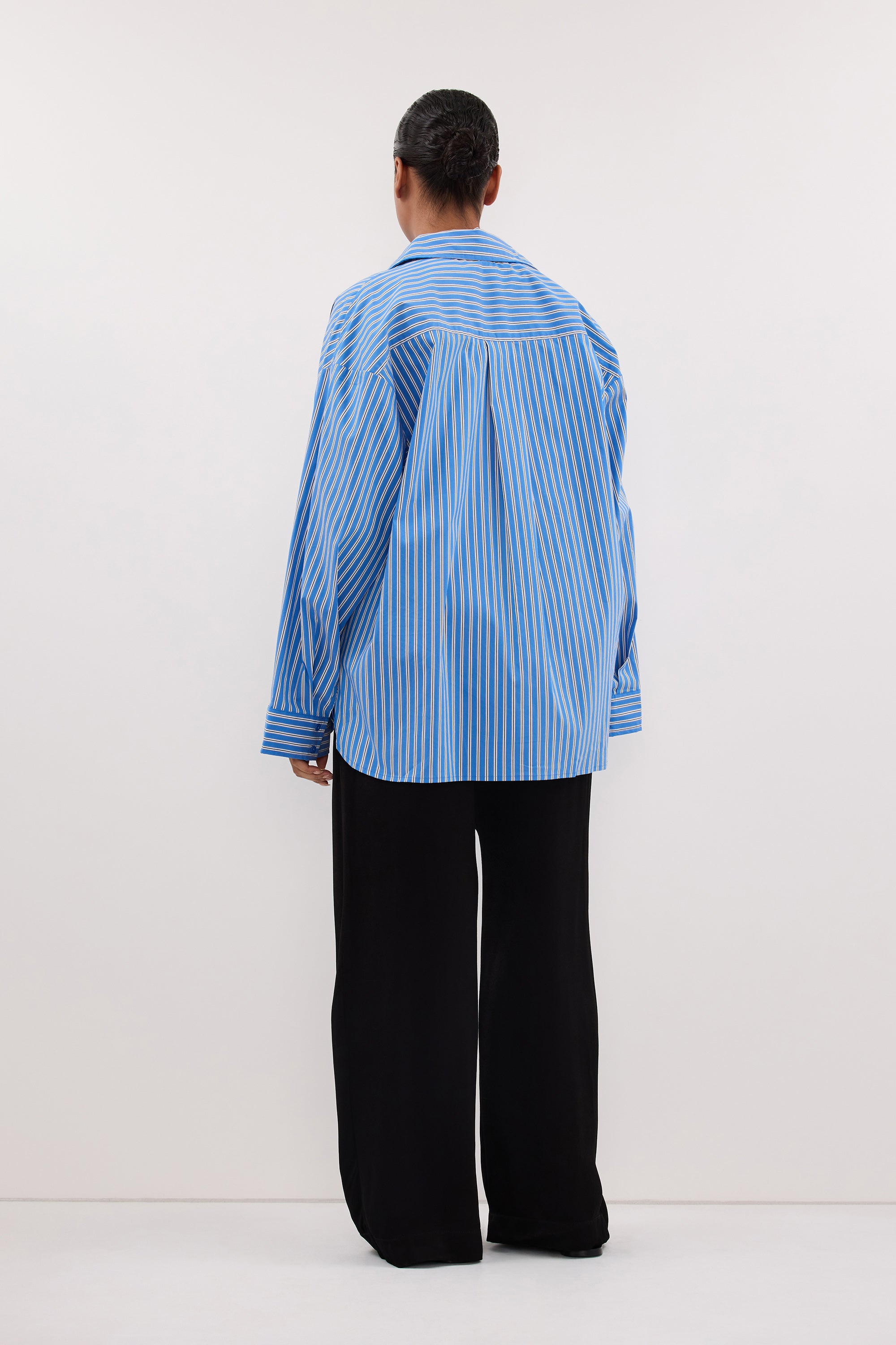MISHA AZURE STRIPE SHIRT – DISSH