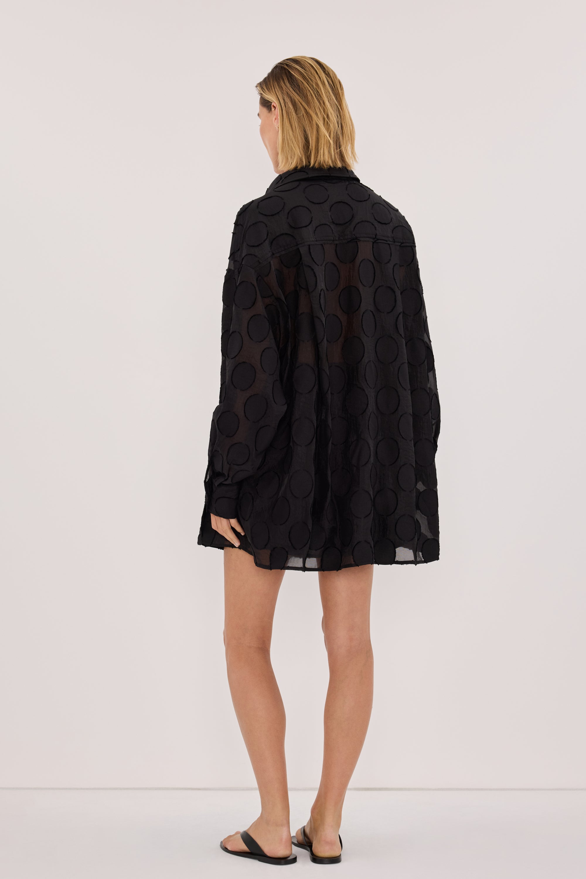 MONTANA BLACK LONG SLEEVE JACQUARD SHIRT