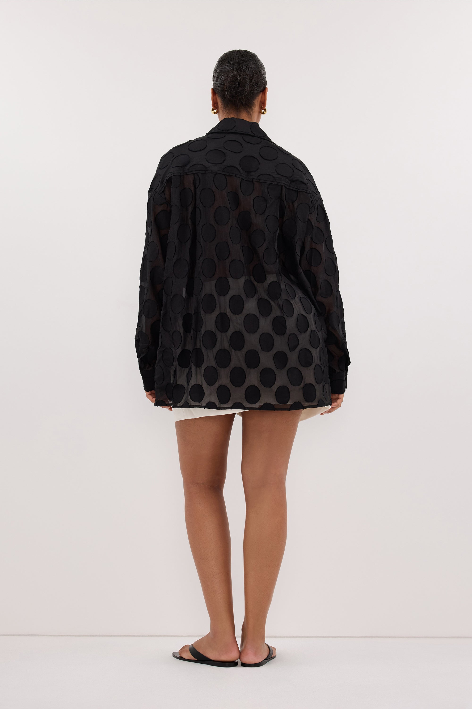 MONTANA BLACK LONG SLEEVE JACQUARD SHIRT