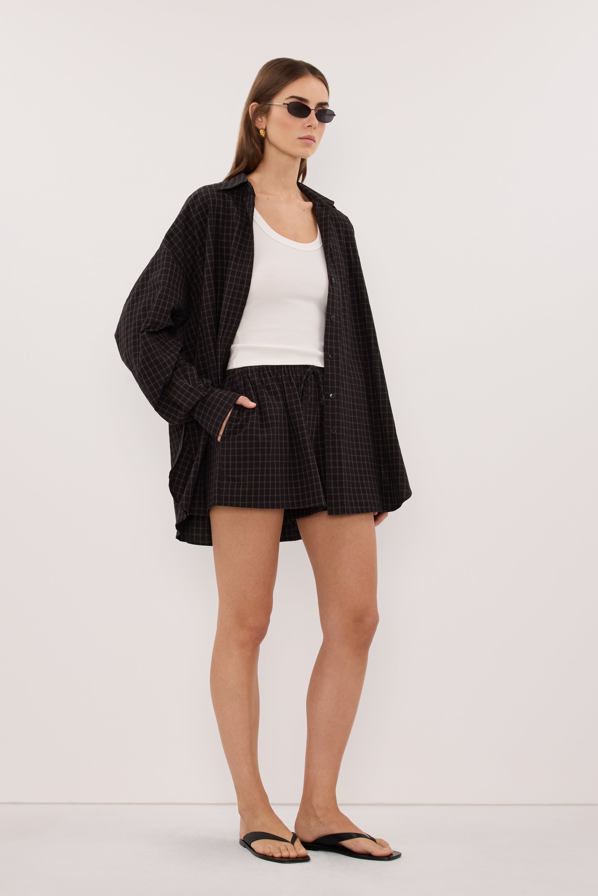 TOVA INK CHECK SHIRT – DISSH