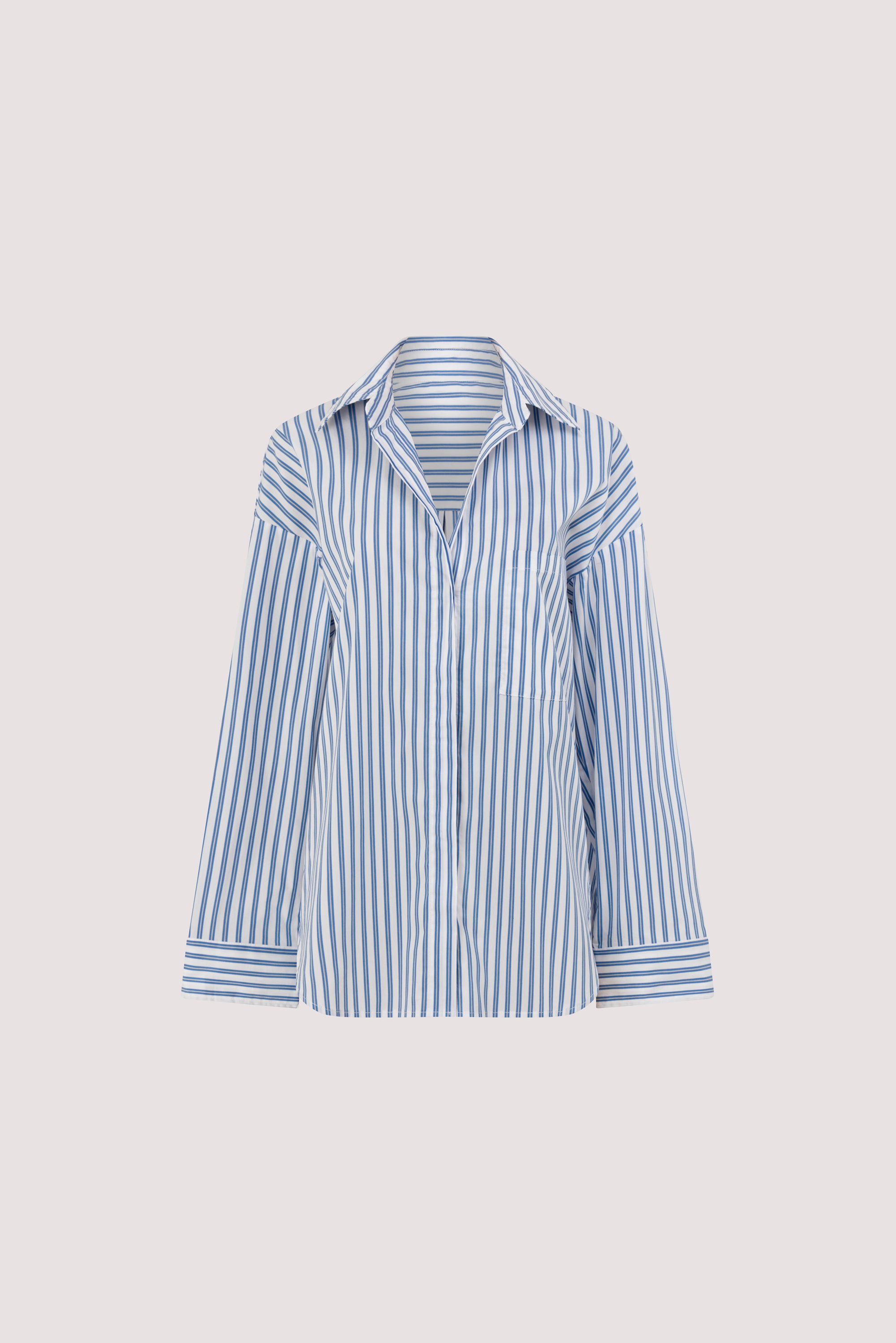 TALISE BLUE STRIPE SHIRT
