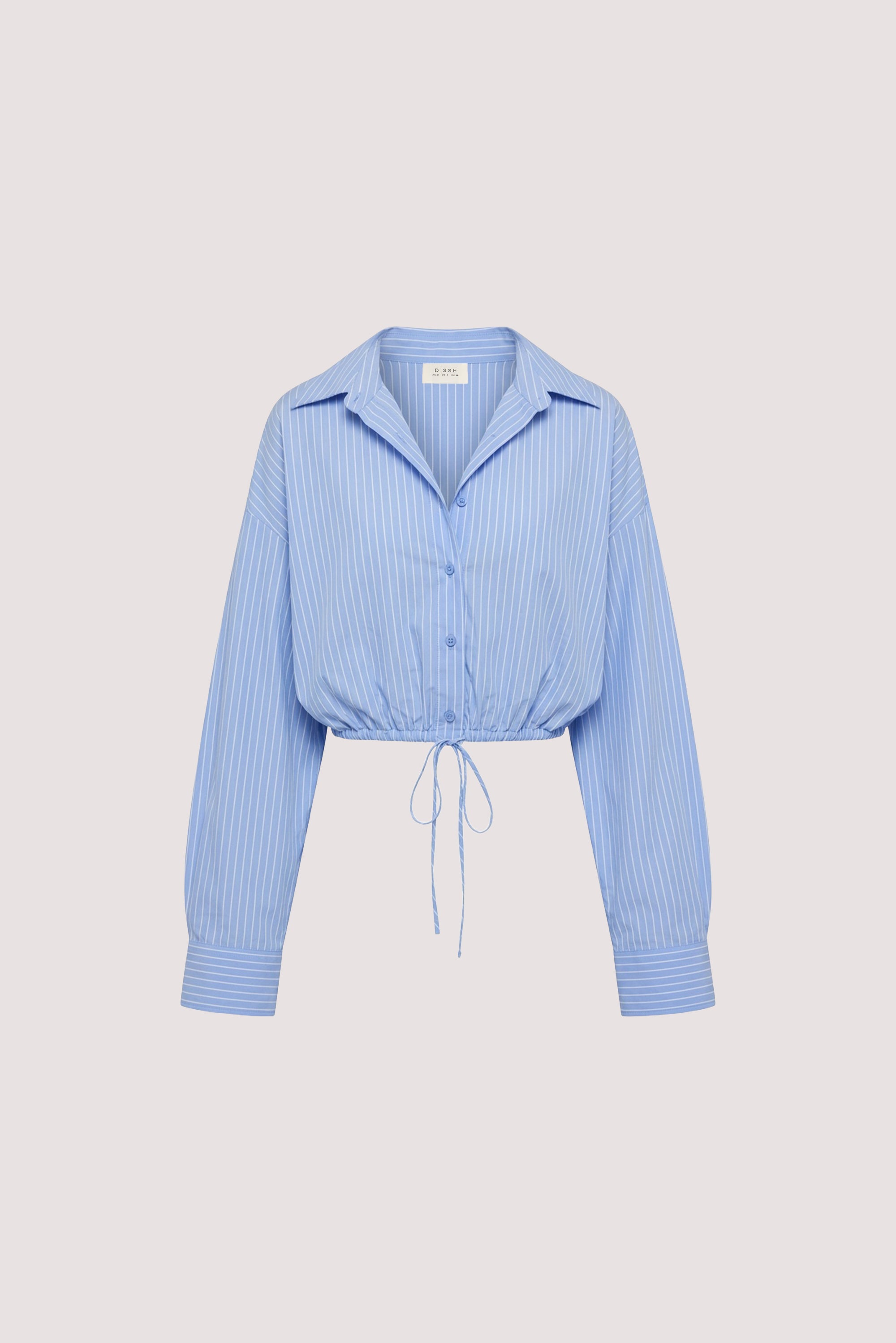 PIPER BLUE CROPPED SHIRT - PRE ORDER