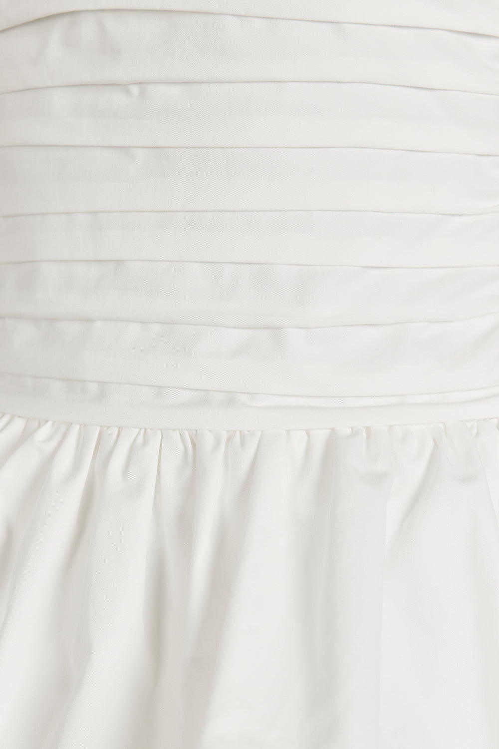 PEGGY WHITE COTTON STRAPLESS TOP