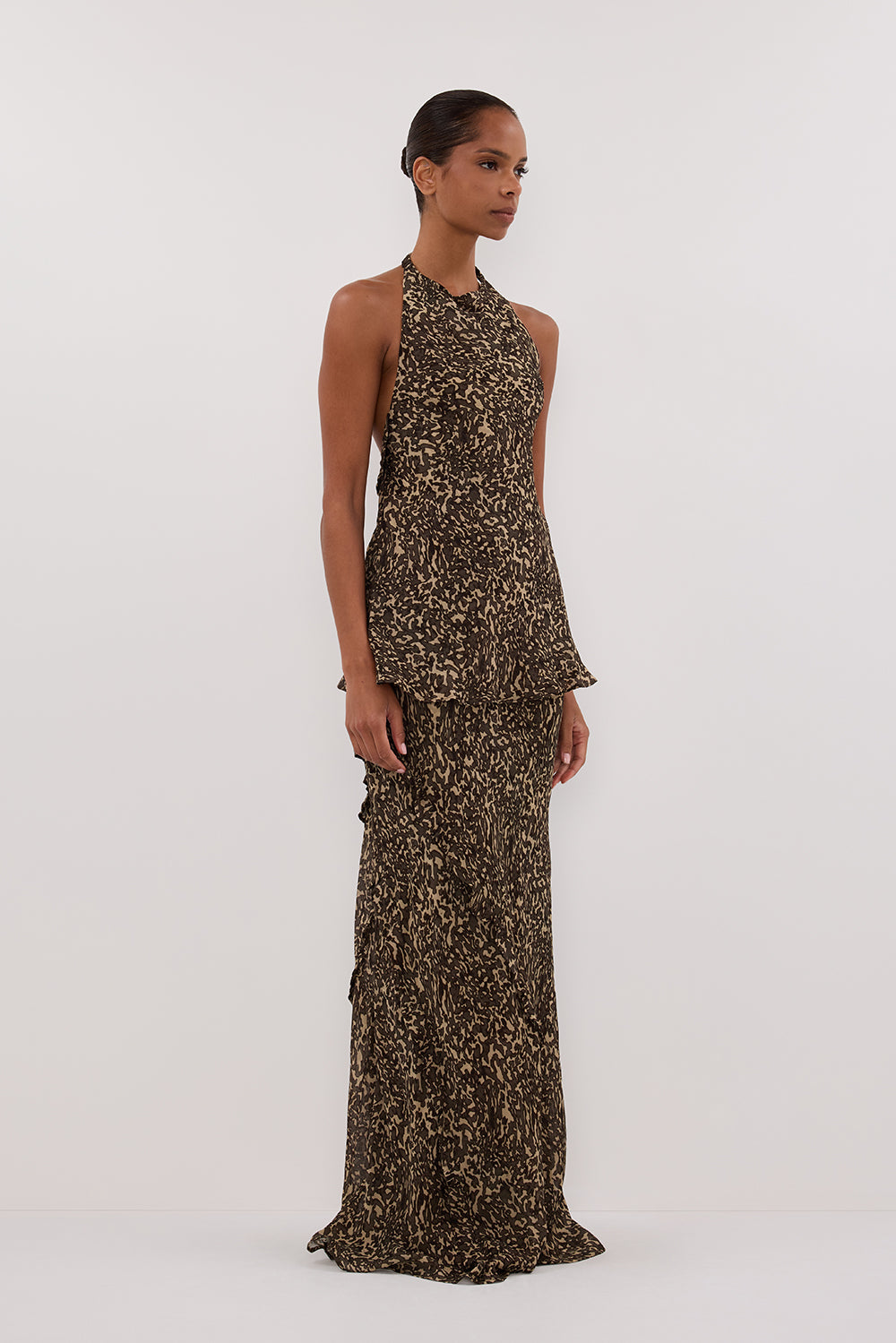 MARVILLA CHOC HALTER TOP