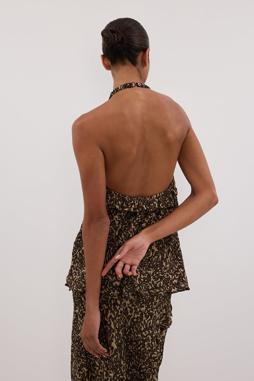 MARVILLA CHOC HALTER TOP