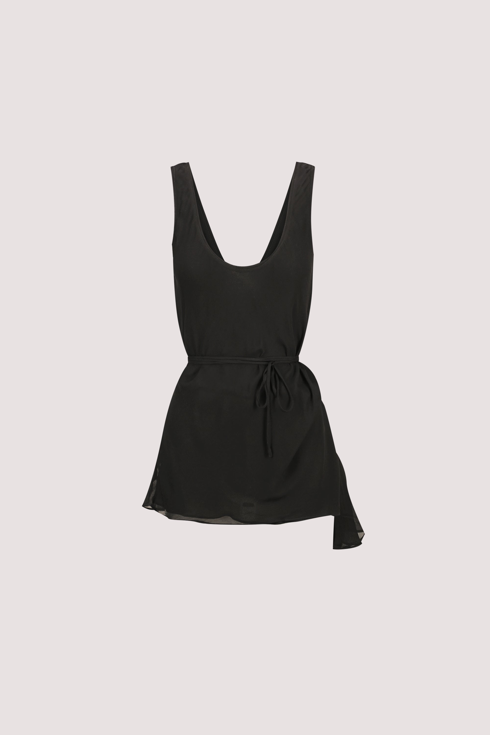 RUDI BLACK SLEEVELESS CAMI TOP