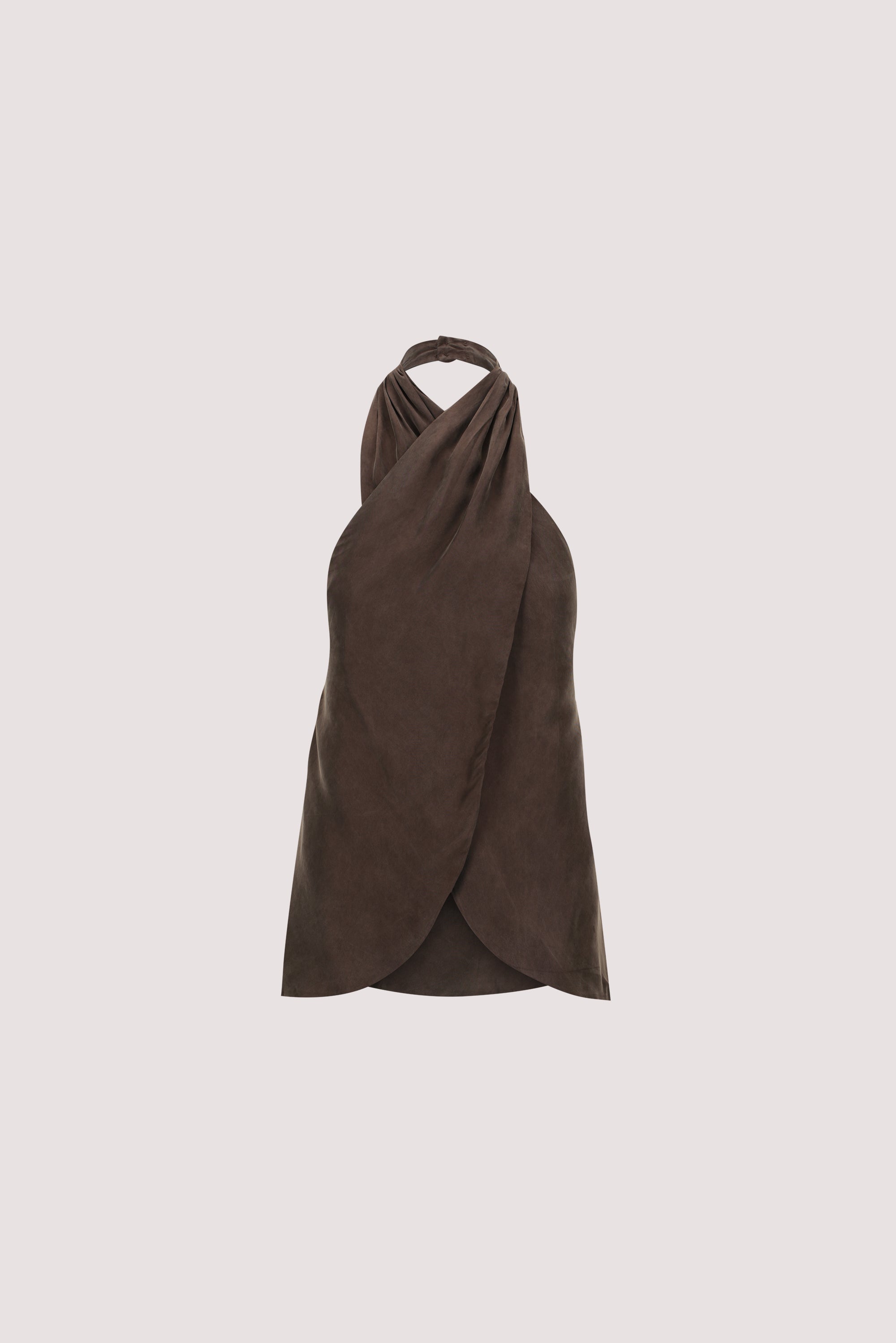 ADDIE BITTER CHOC CUPRO TOP