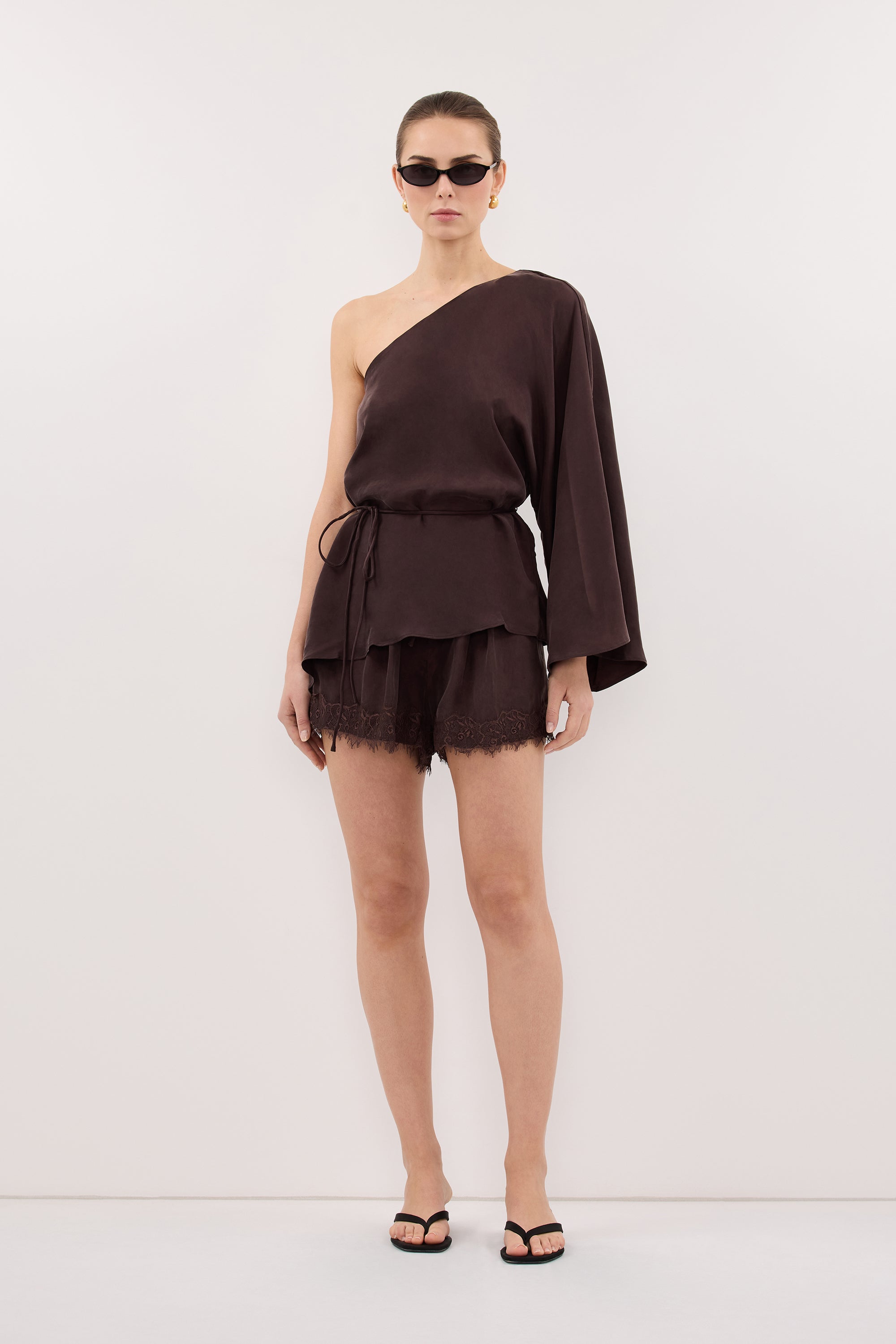 RODEO PLUM CHOC CUPRO ASYM TOP