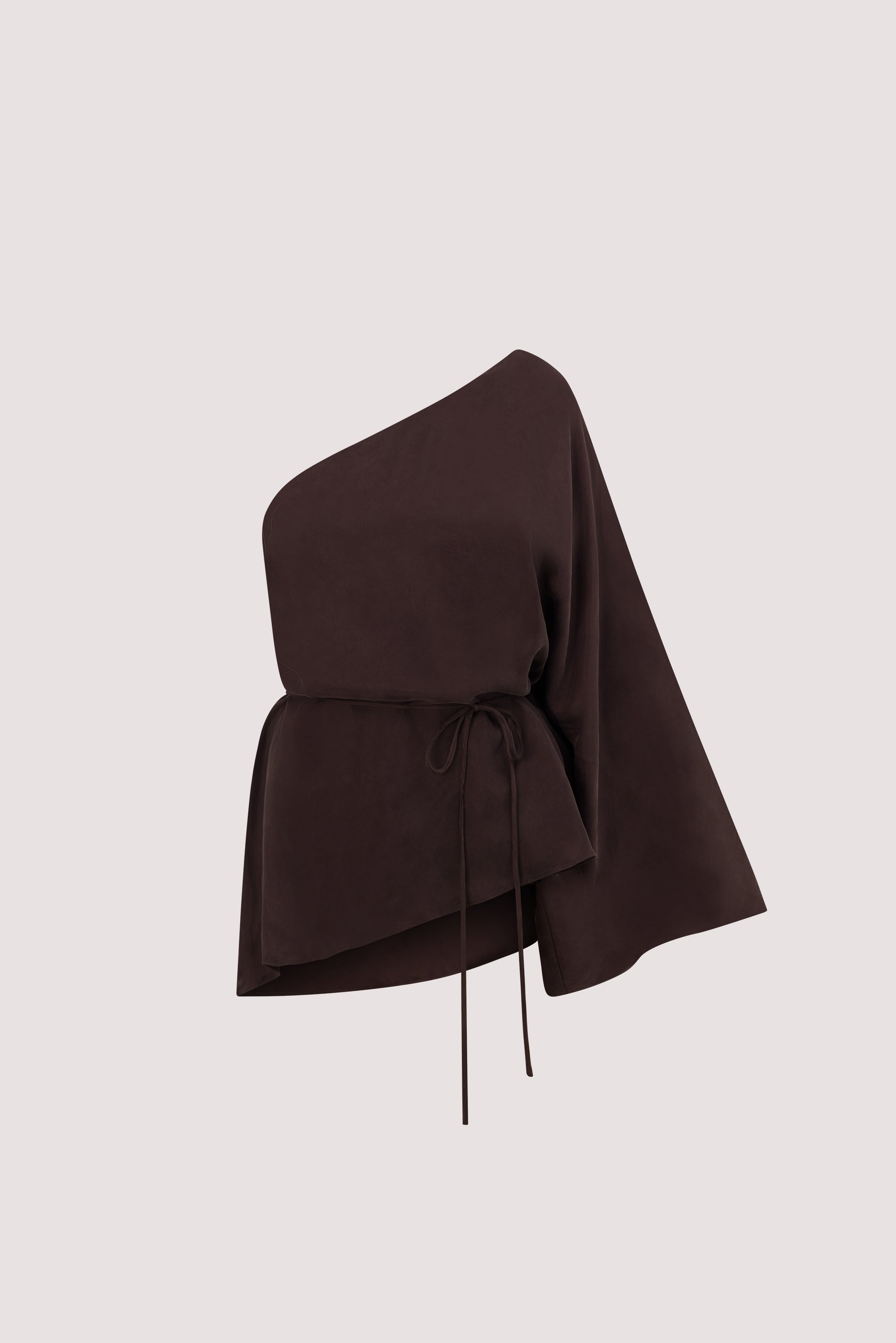 RODEO PLUM CHOC CUPRO ASYM TOP