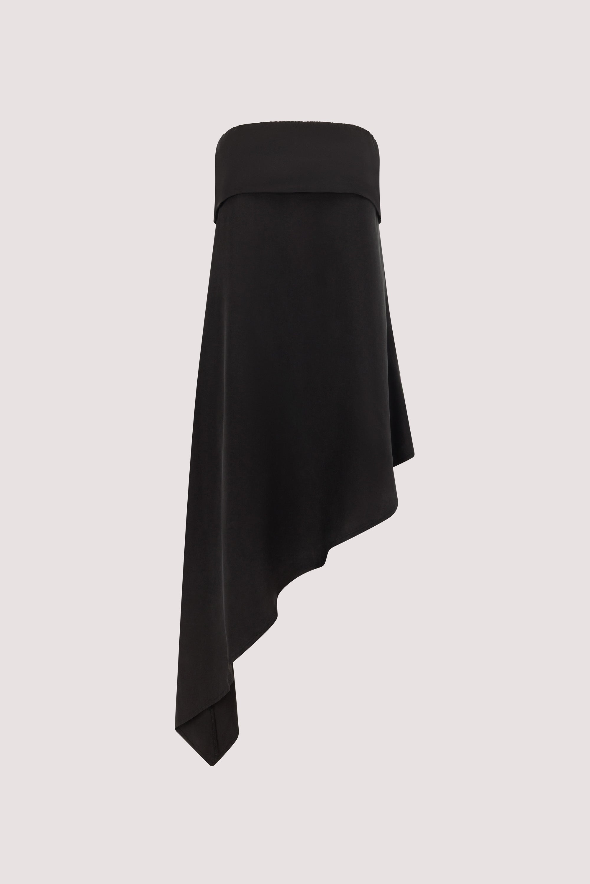 VENUS BLACK CUPRO ASYM TOP