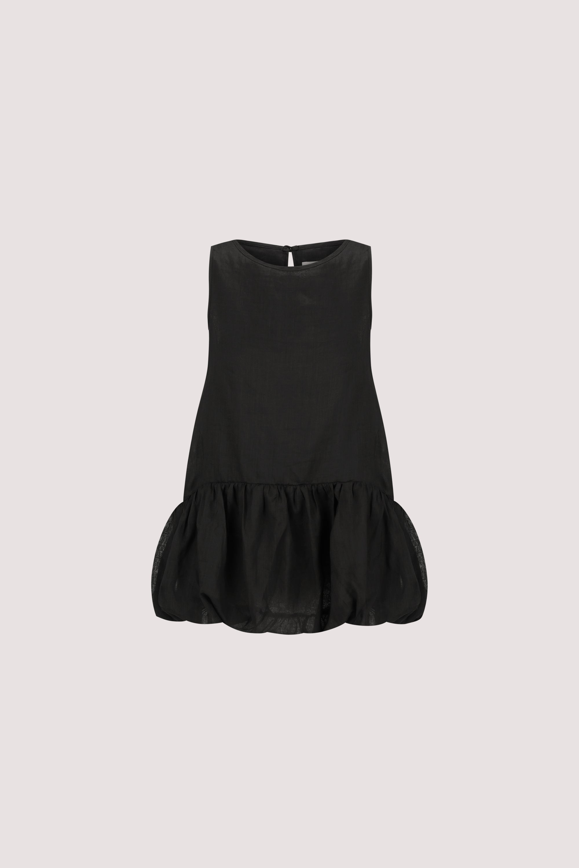 ARLO BLACK RAMIE DROP WAIST TOP  DISSH
