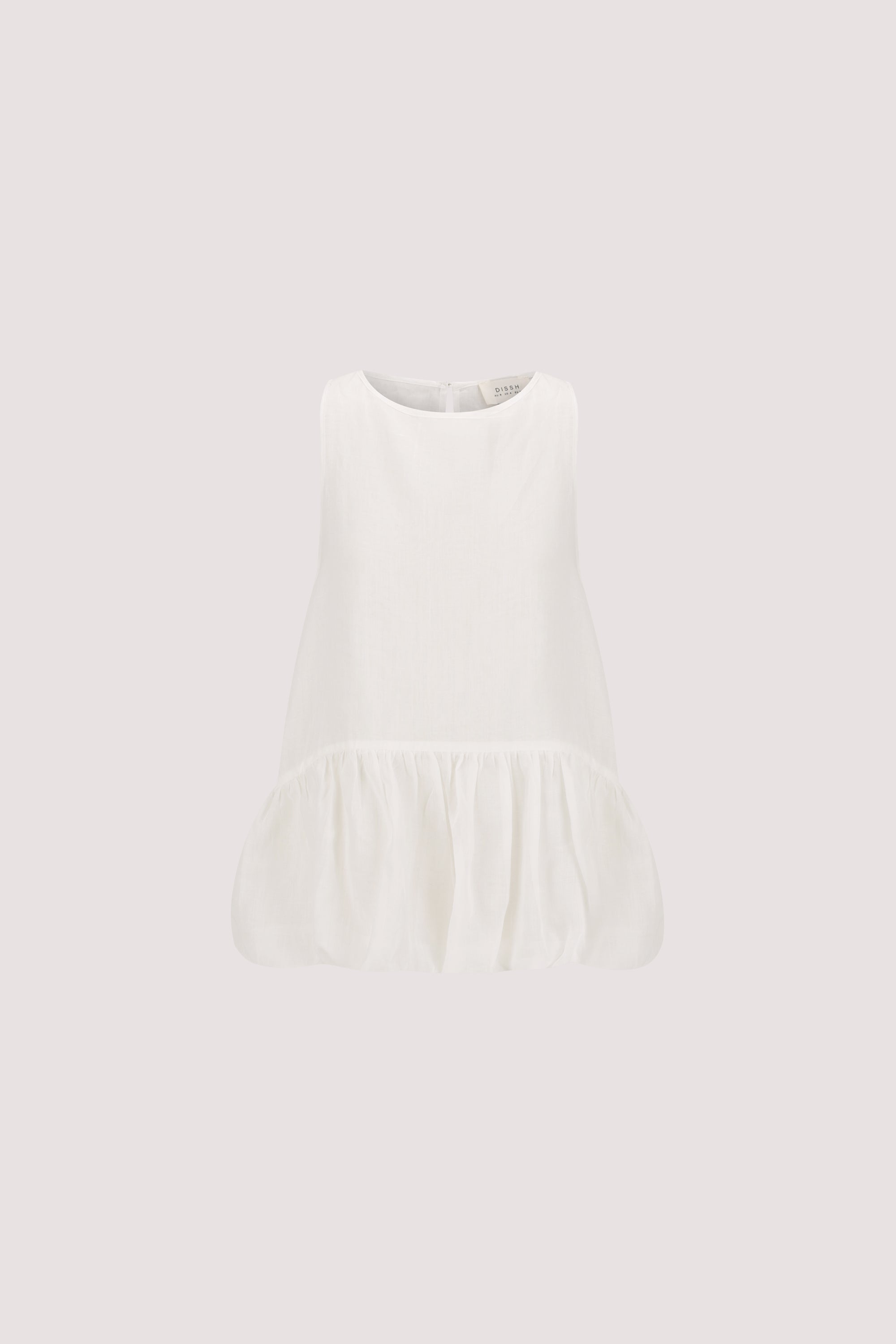 ARLO WHITE RAMIE DROP WAIST TOP