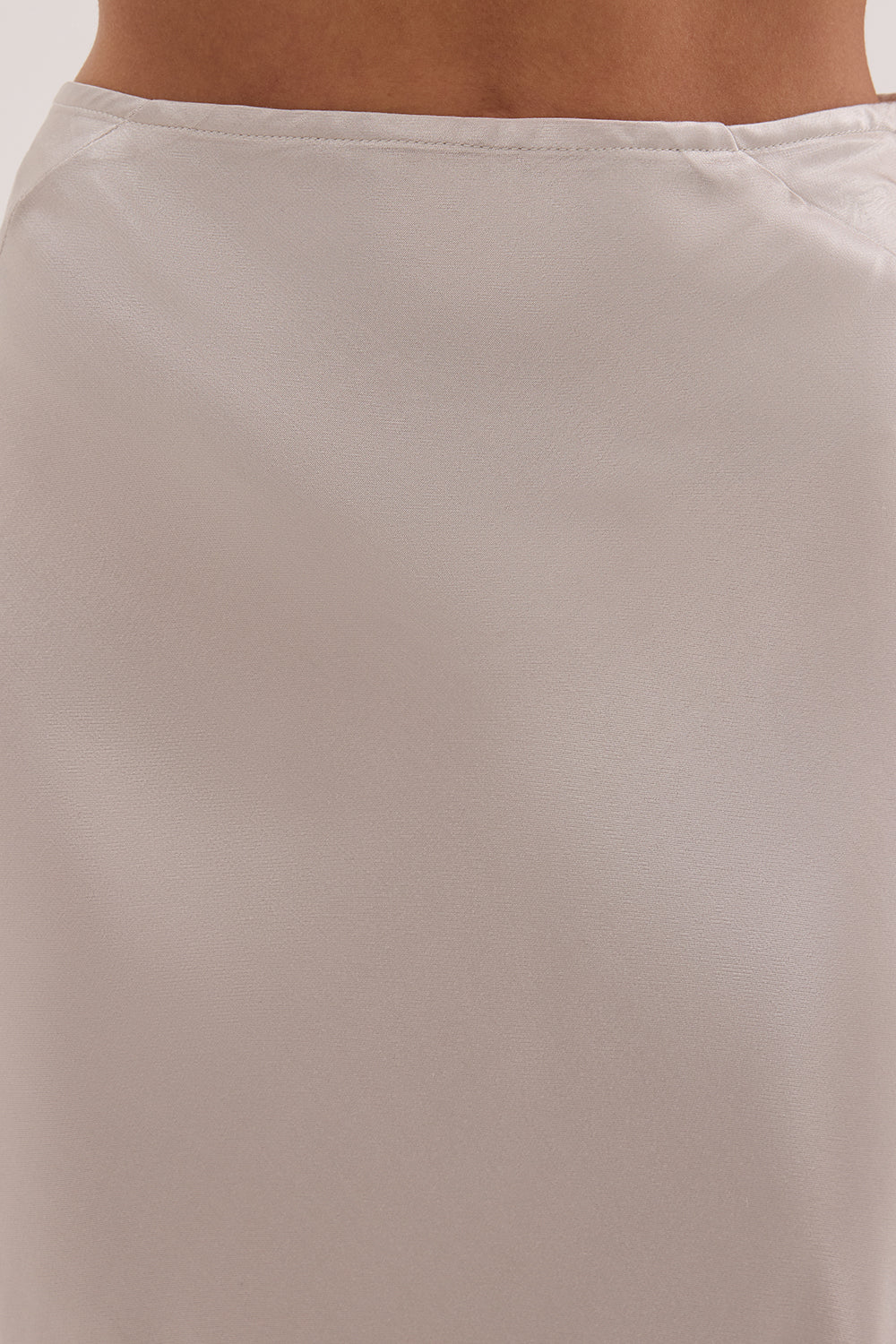 CHARLI CHALK SATIN MAXI SKIRT