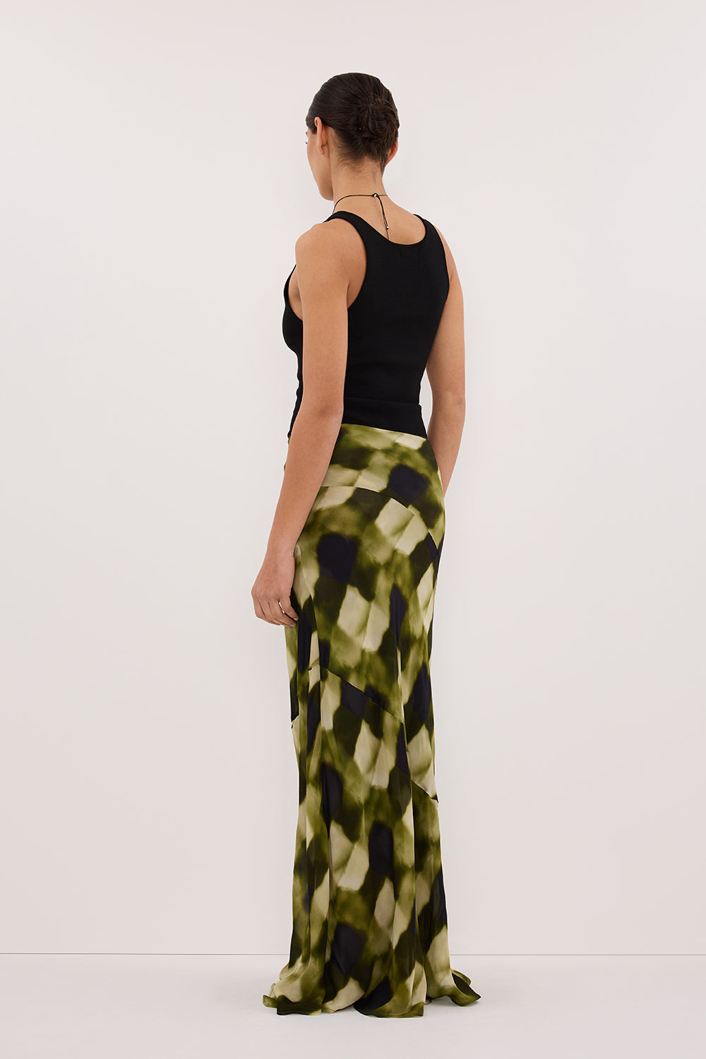BRONX MOSS MIDI SKIRT