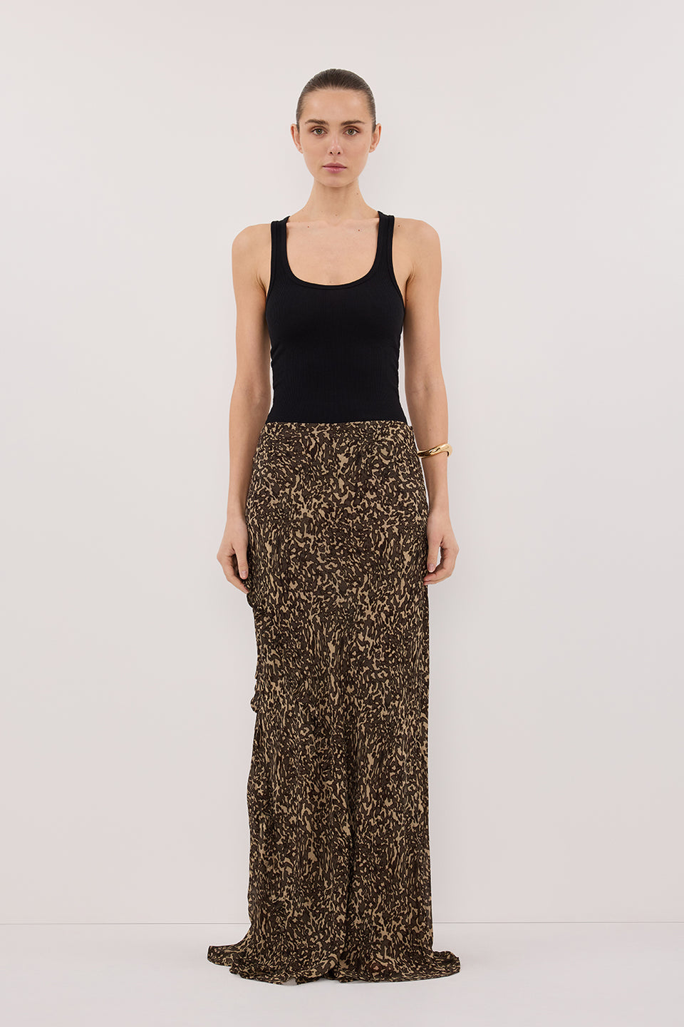 MARVILLA CHOC MIDI SKIRT