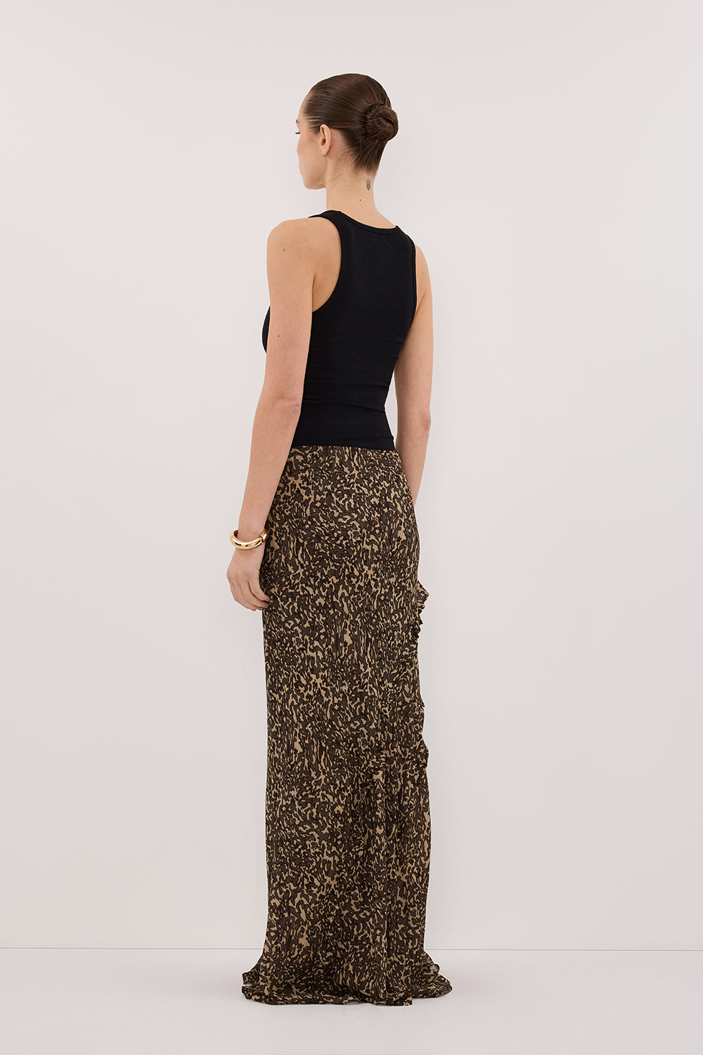 MARVILLA CHOC MIDI SKIRT