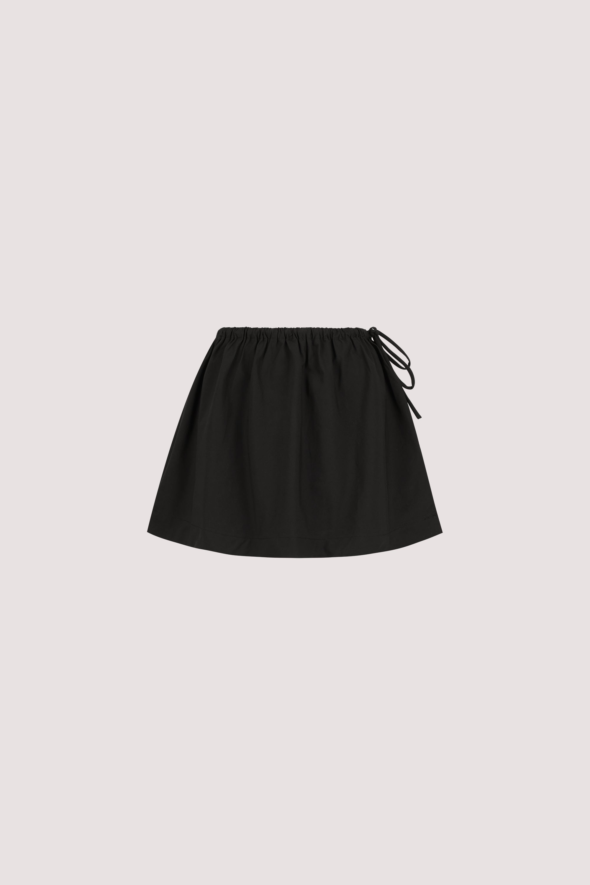 ROMI BLACK POPLIN MINI SKIRT – DISSH