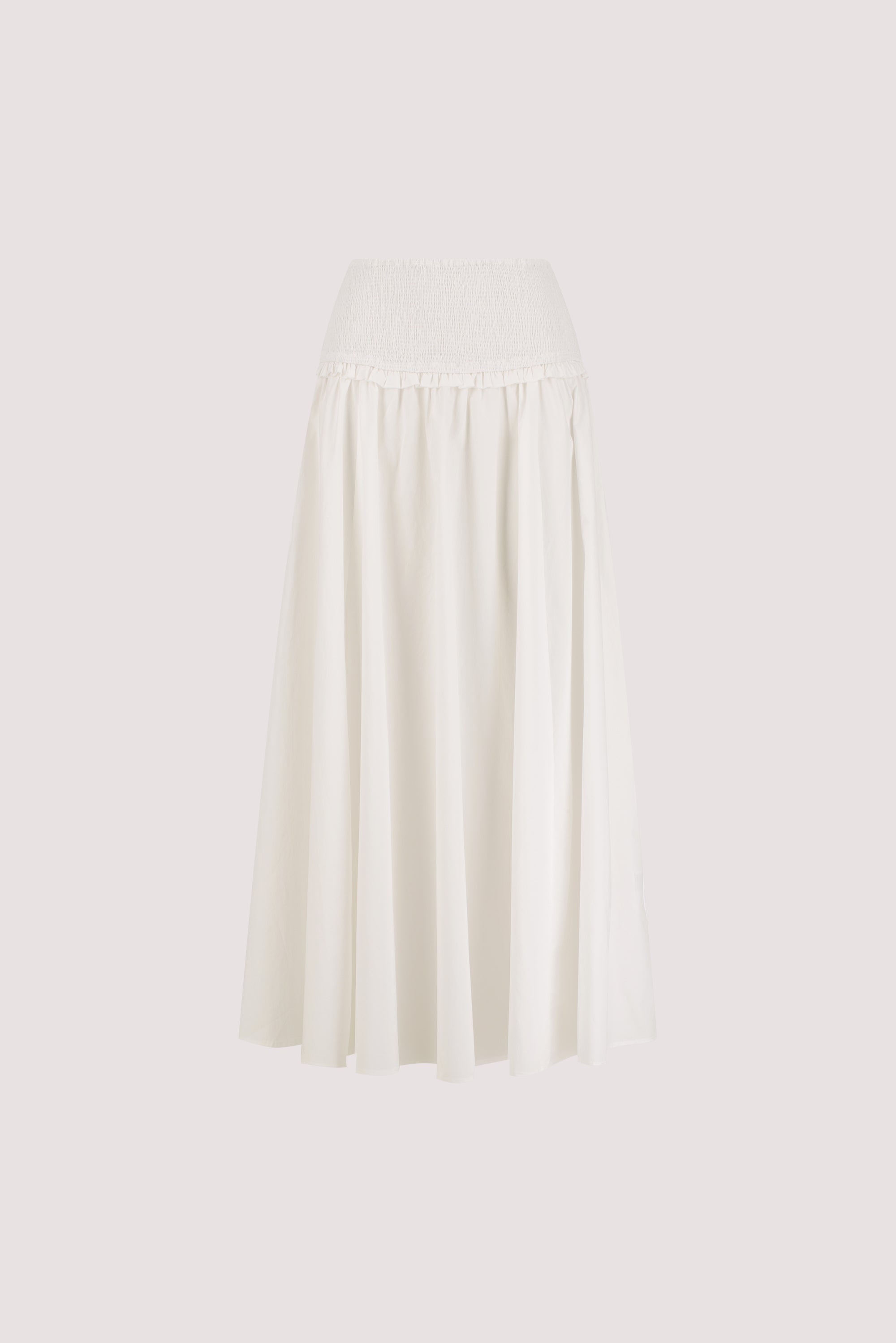 【maison de Dolce. 】 plume skirt/white Dugald Pleated Midi Skirt in White Aloe Linen – Gabriela Hearst