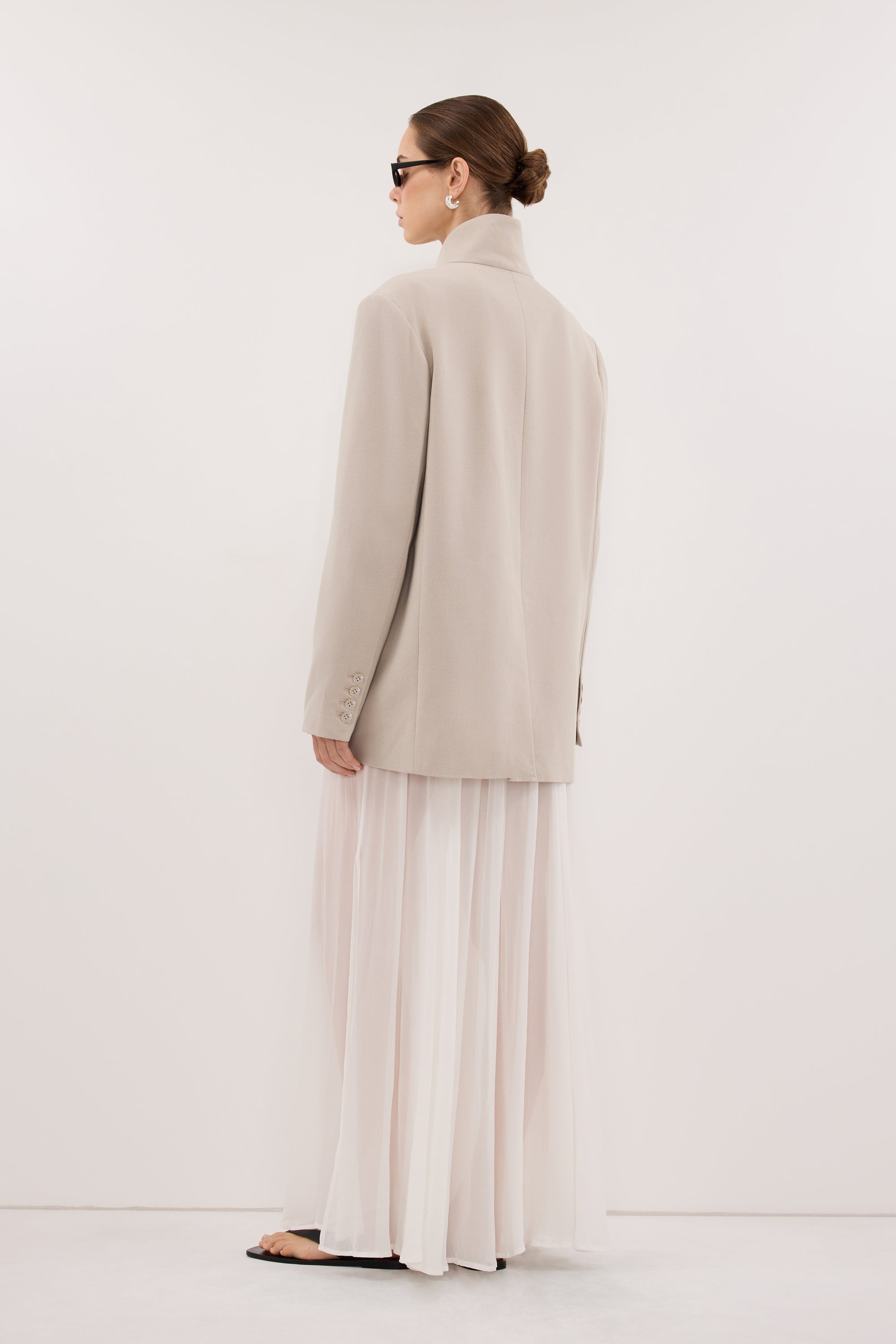 CORALIE OFF WHITE MIDI SKIRT