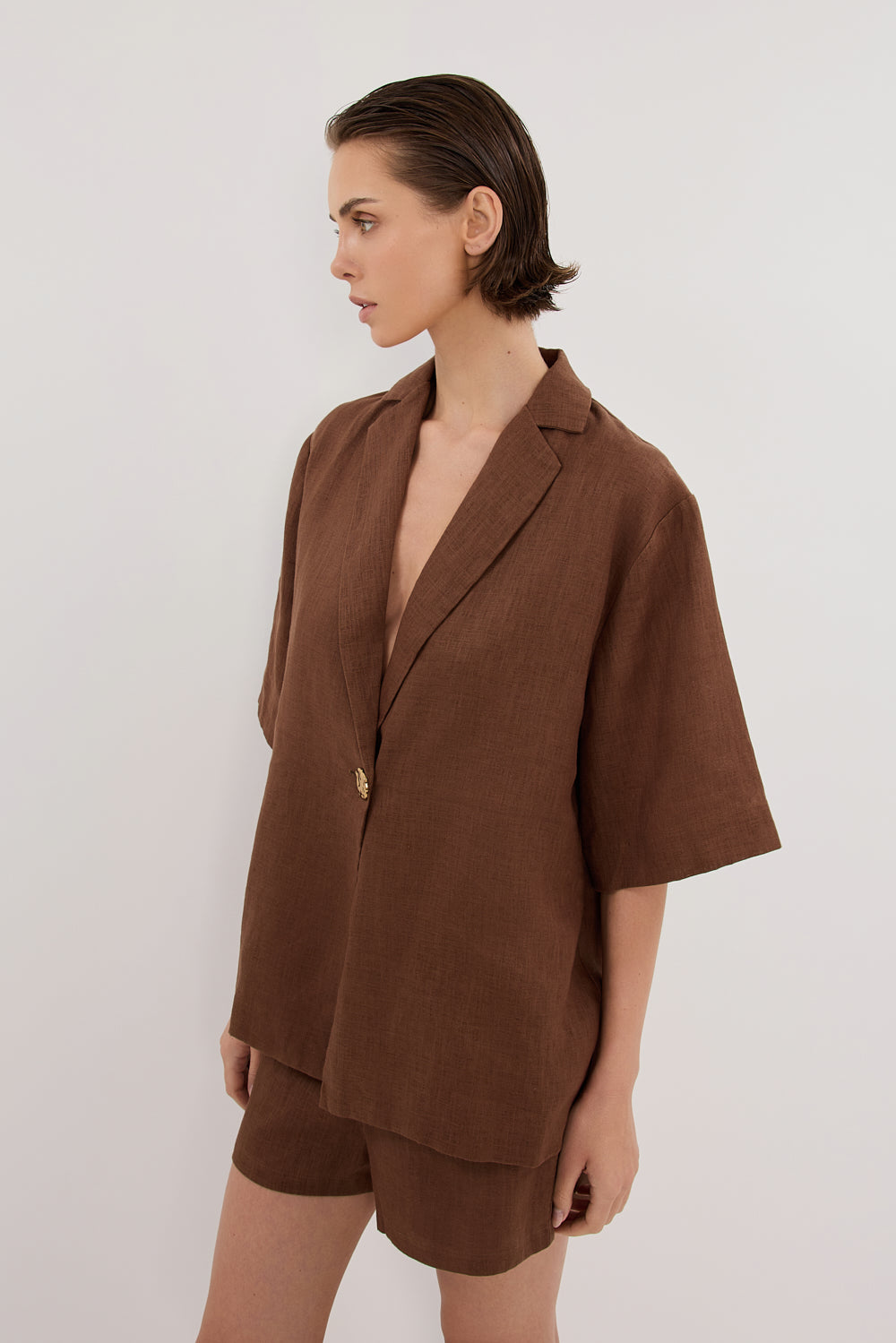 CORY FONDANT LINEN SHORT
