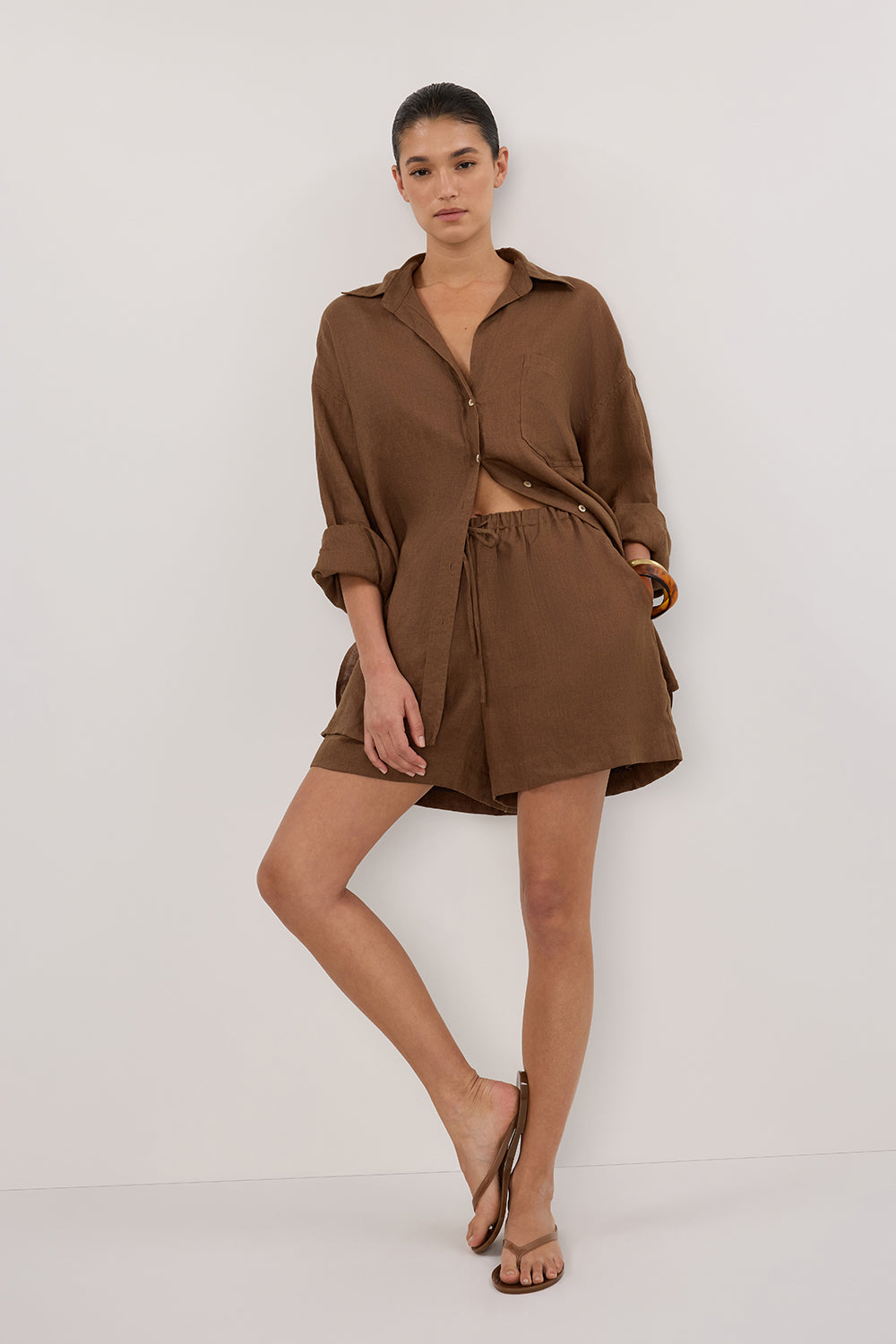 LUNE FONDANT LINEN SHORT