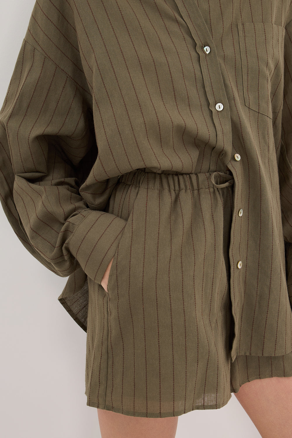 OLLIE MOSS STRIPE SHORT