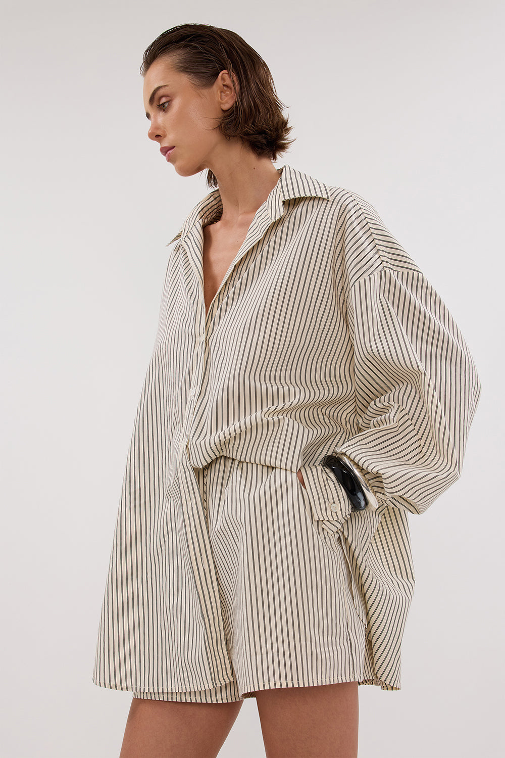 PALMA CREAM SILK BLEND SHORT