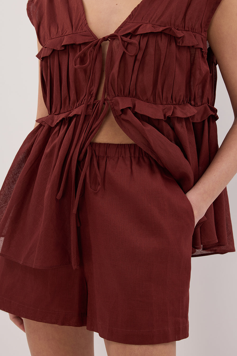 QUINN SAHARA LINEN SHORT