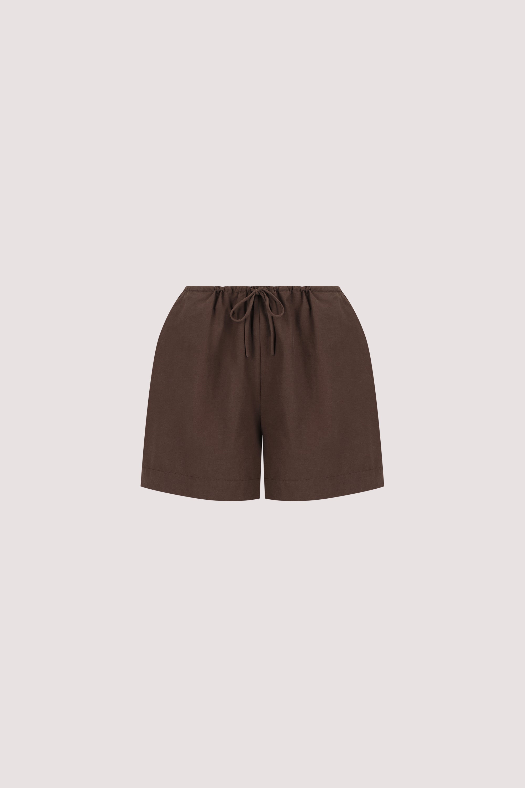 ELARA CHOCOLATE DRAWSTRING SHORT