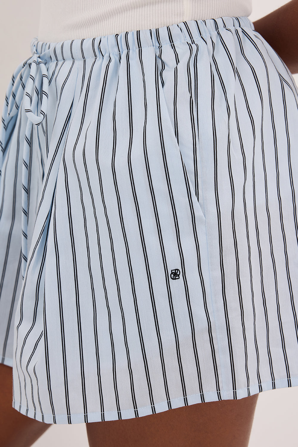 SABLE ICE BLUE SILK BLEND SHORT