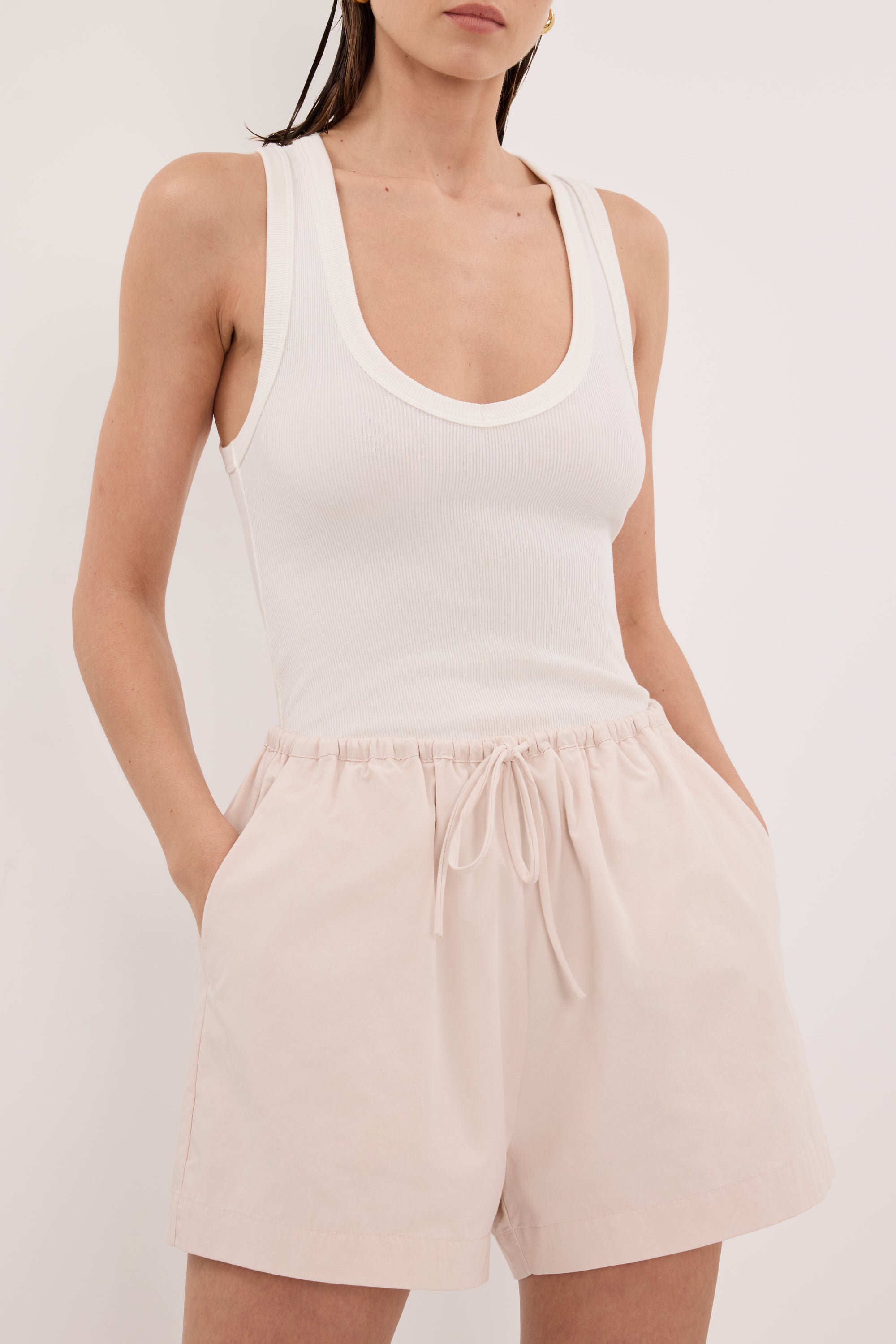 SOMMER POWDER POPLIN SHORT