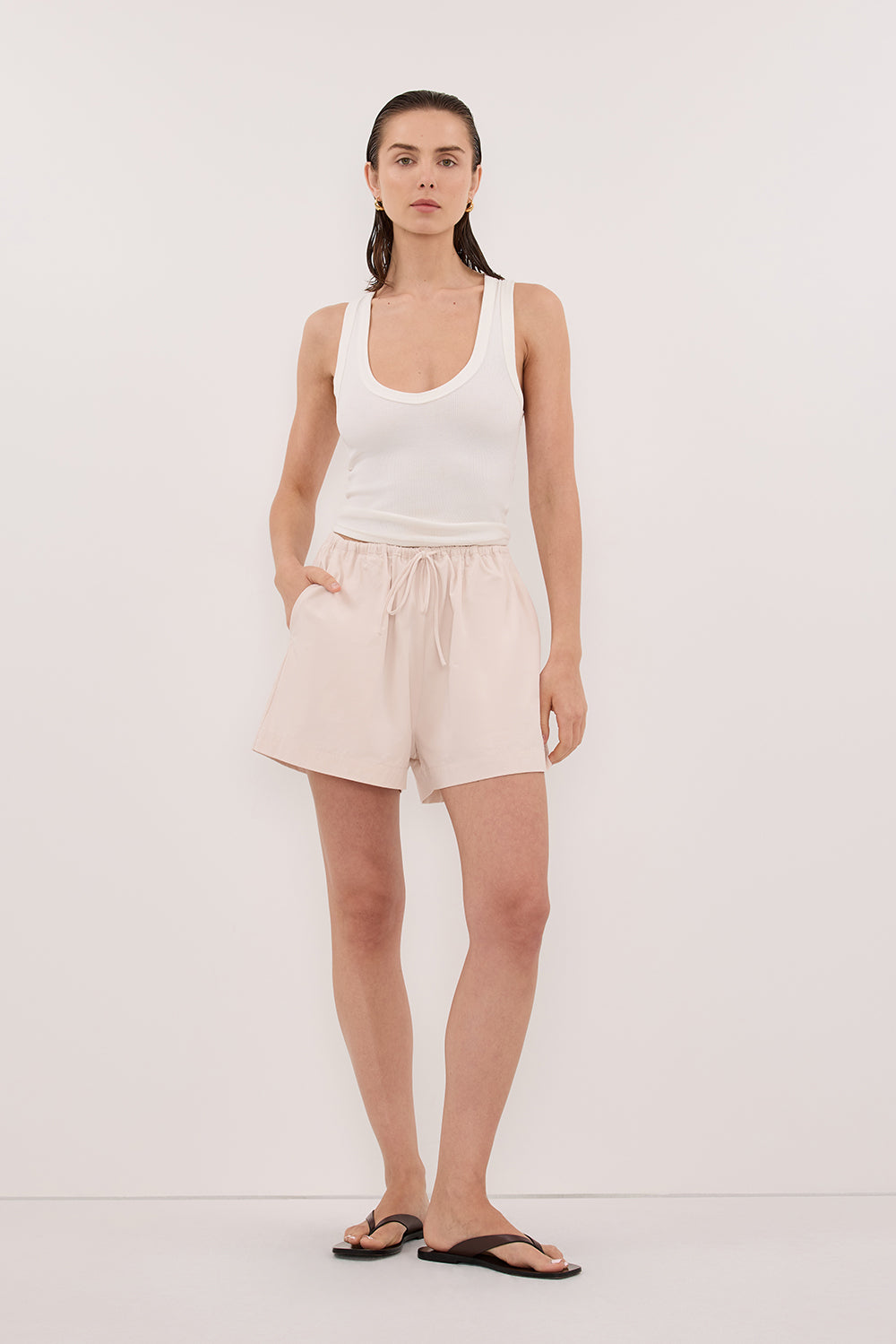 SOMMER POWDER POPLIN SHORT