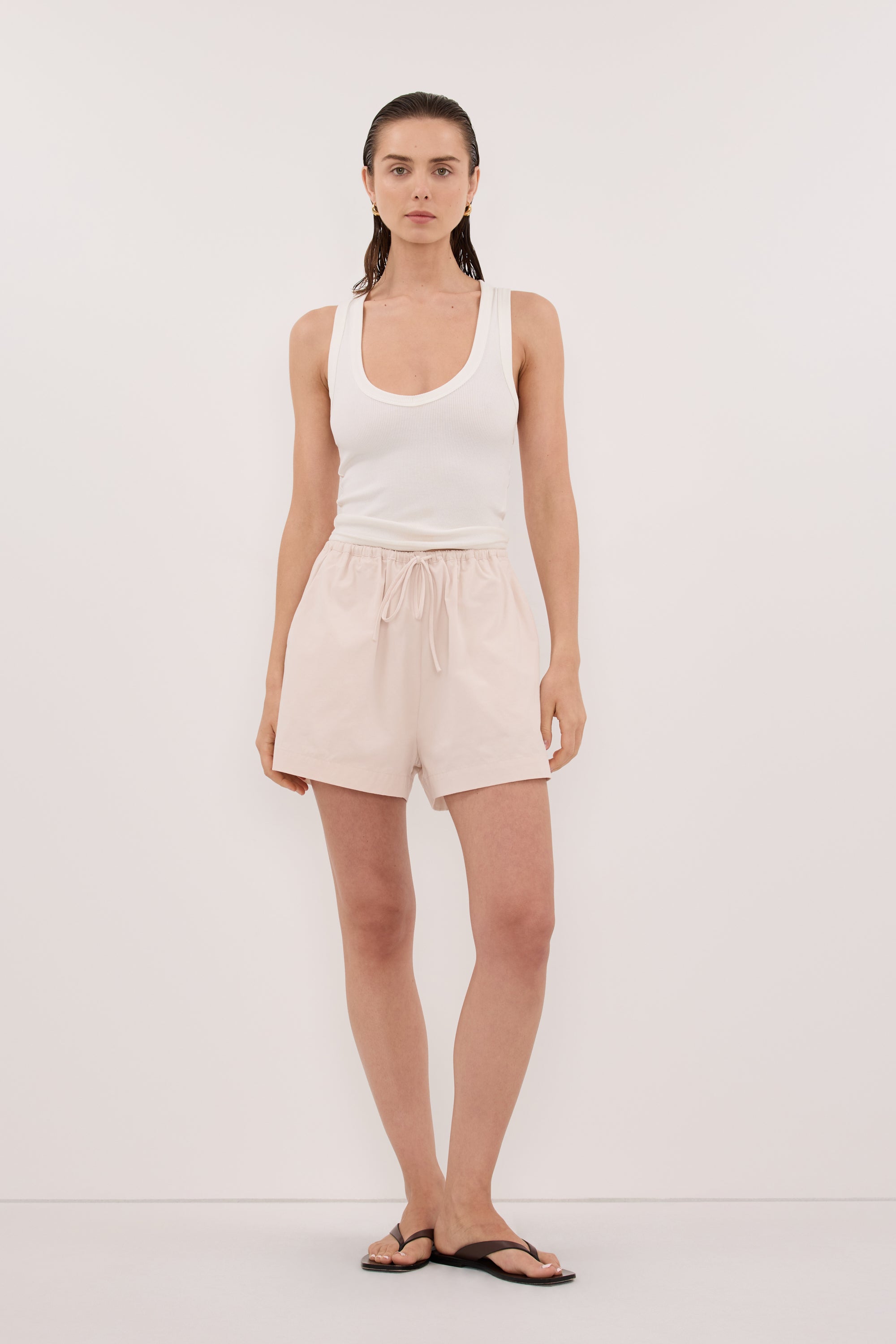 SOMMER POWDER POPLIN SHORT