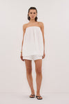 SOMMER WHITE POPLIN SHORT