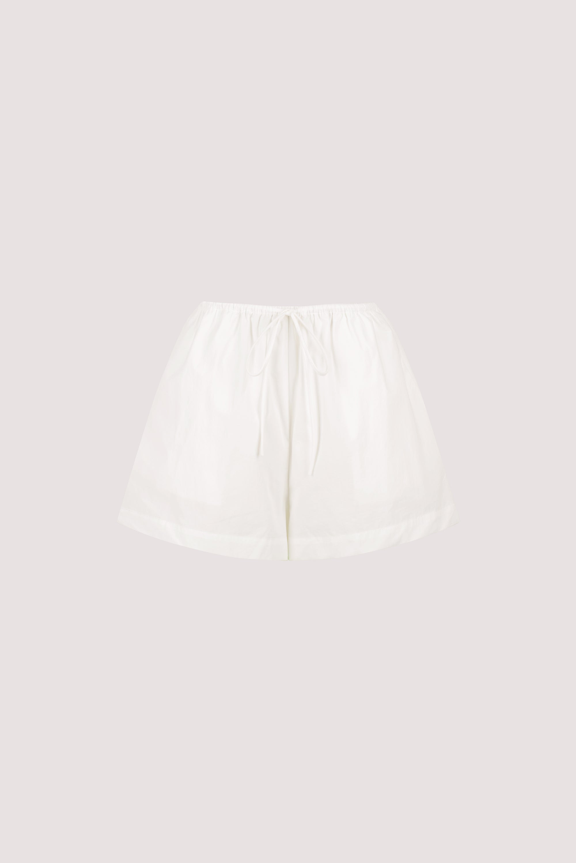 SOMMER WHITE POPLIN SHORT