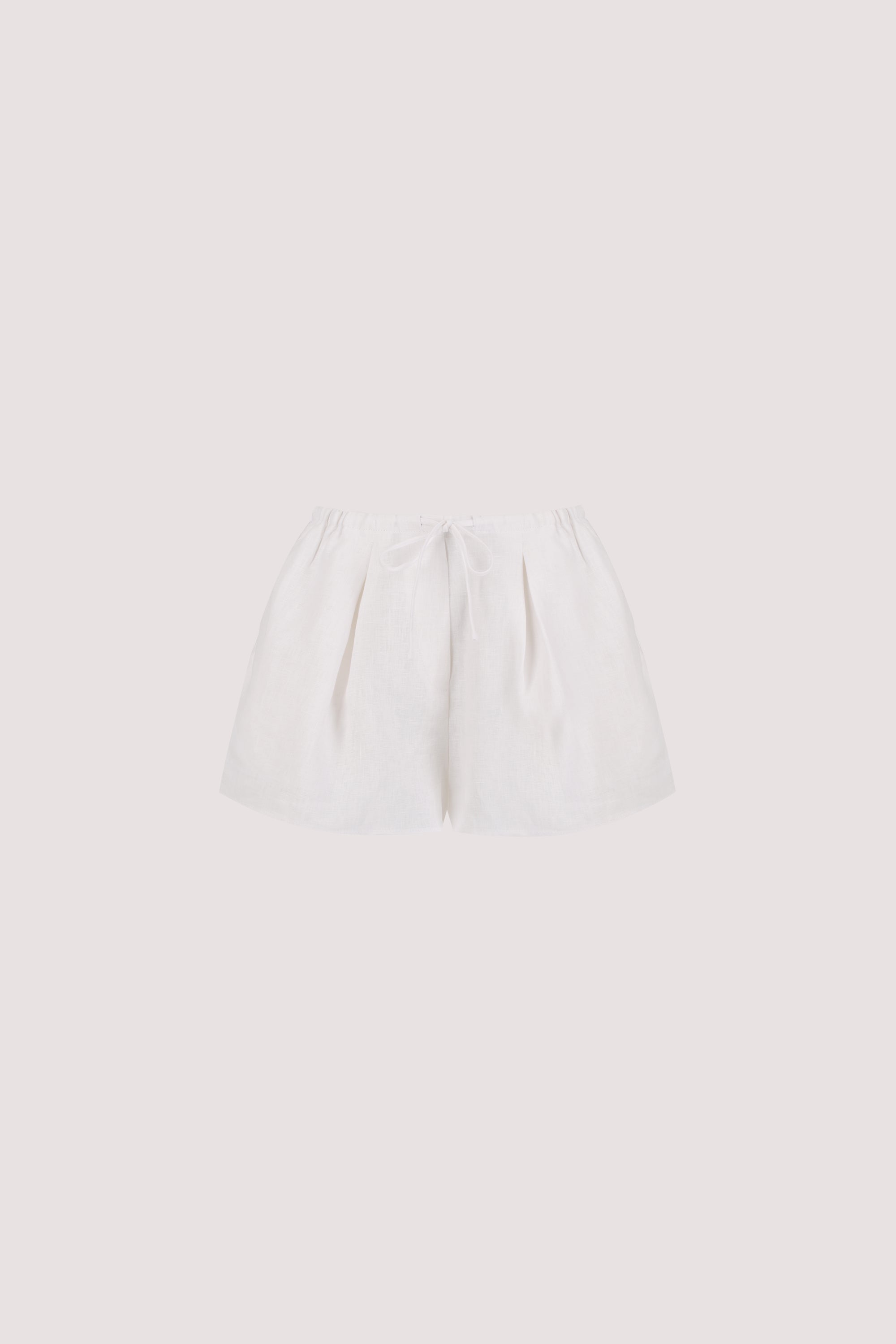 HELENA WHITE LINEN SHORT