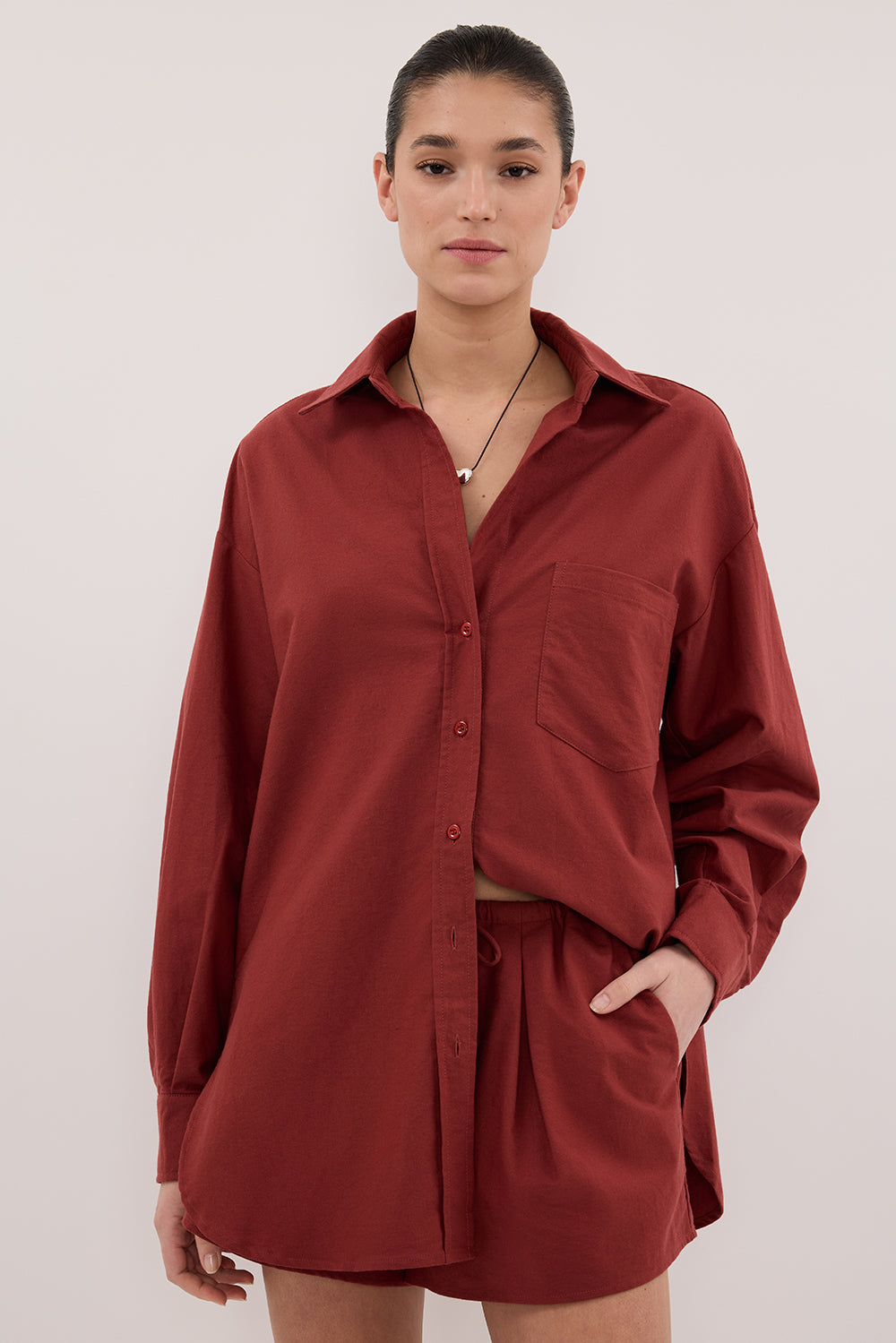 RHEA SAHARA COTTON DRAWSTRING SHORT