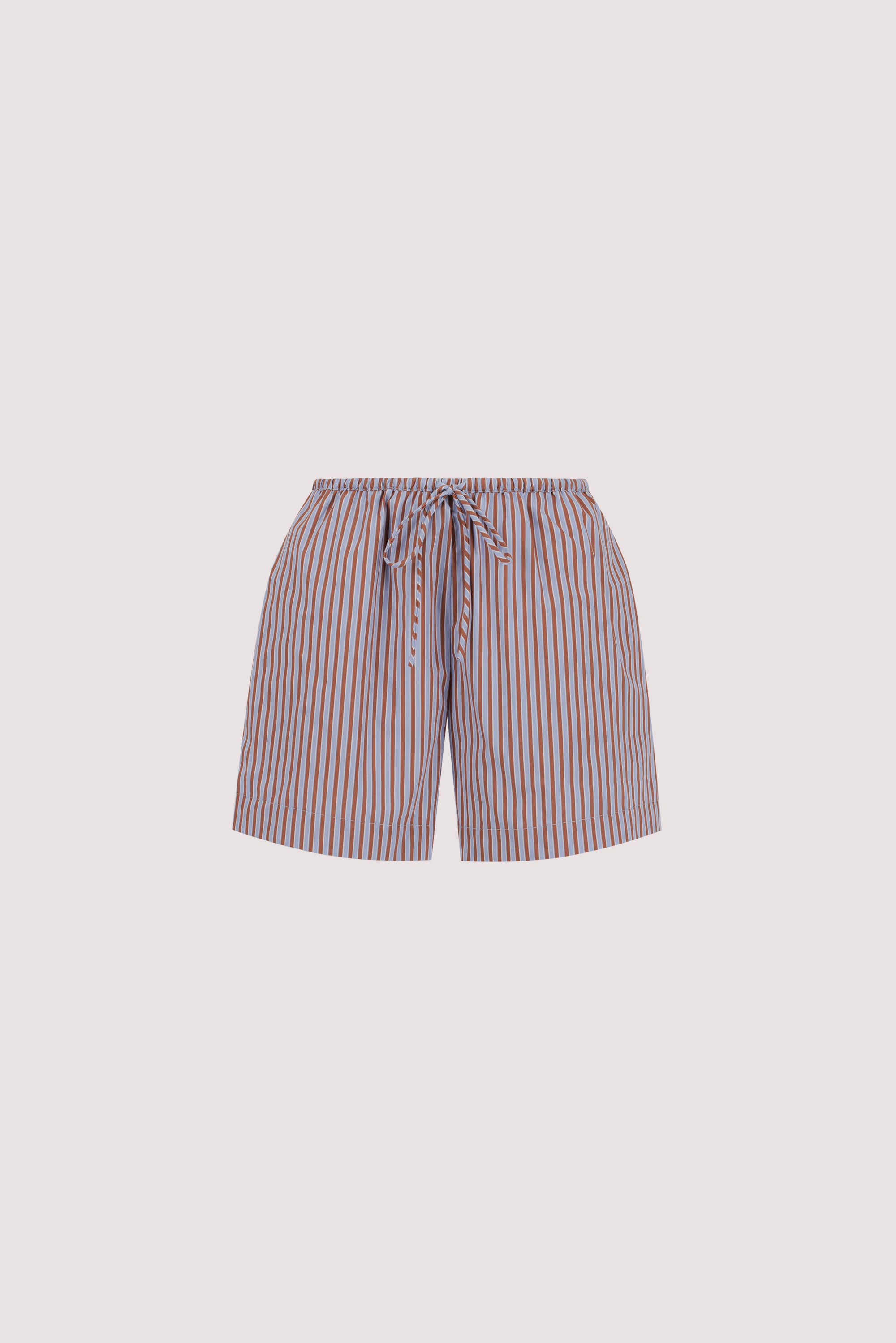 HARRI STRIPE COTTON BLEND SHORTS
