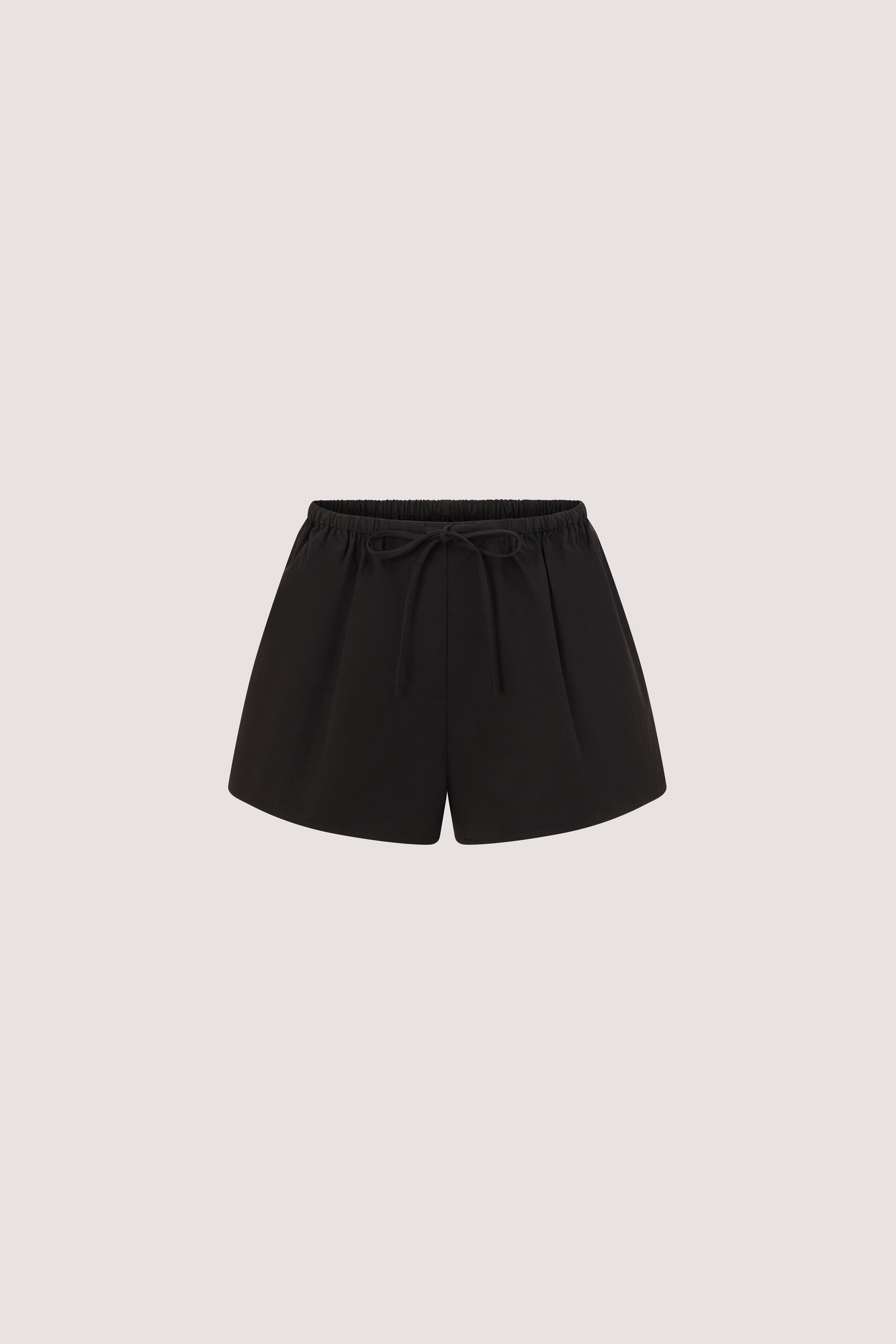 EDENA BLACK COTTON SHORT
