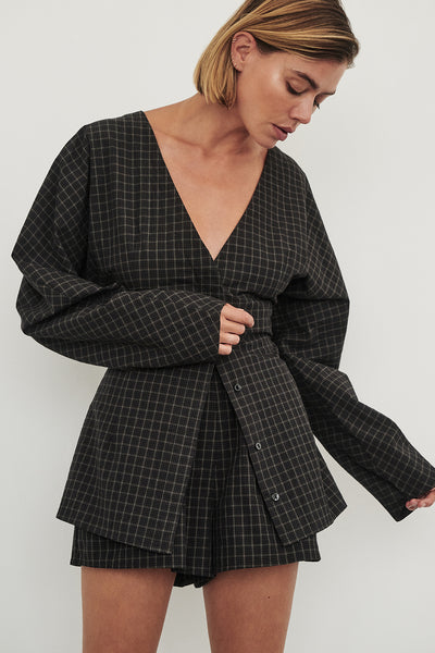 TOVA INK CHECK SHORT – DISSH