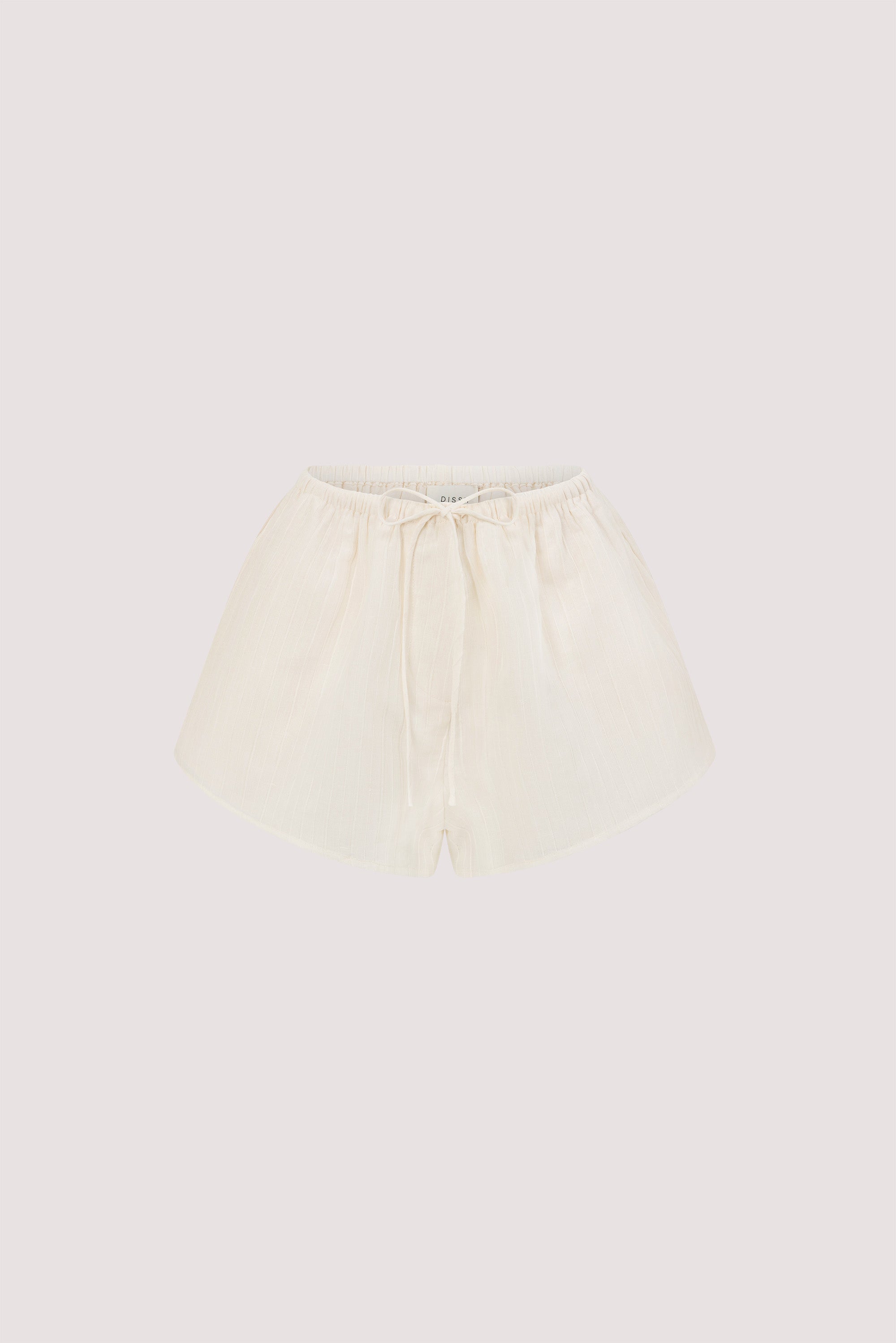 CASEY IVORY CRINKLE RAMIE SHORT – DISSH