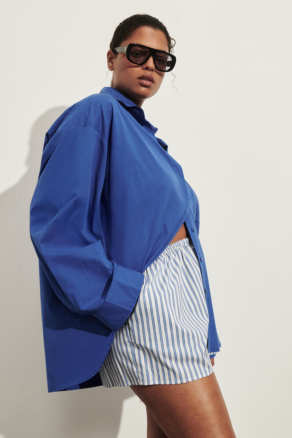TALISE BLUE STRIPE SHORT