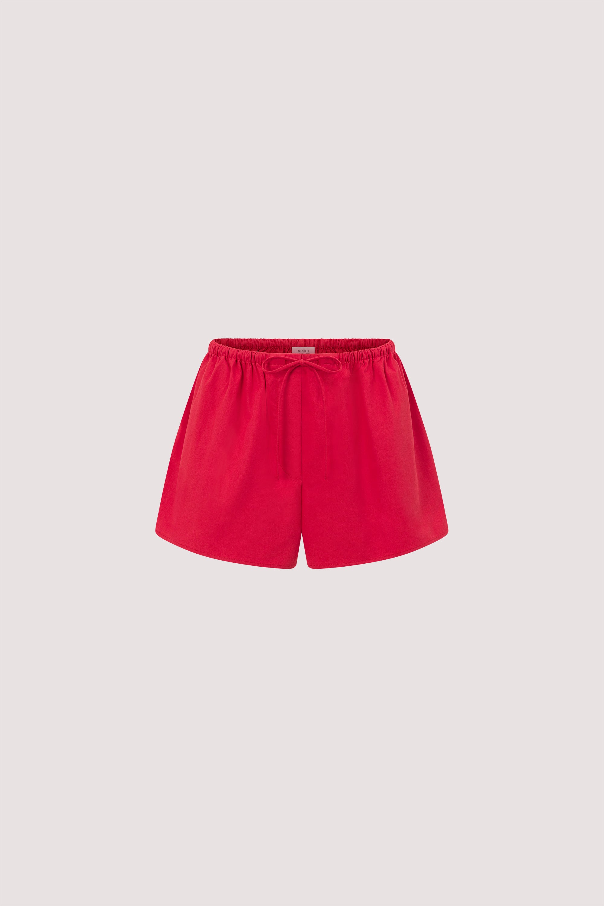 INA RED LIGHTWEIGHT COTTON SHORT