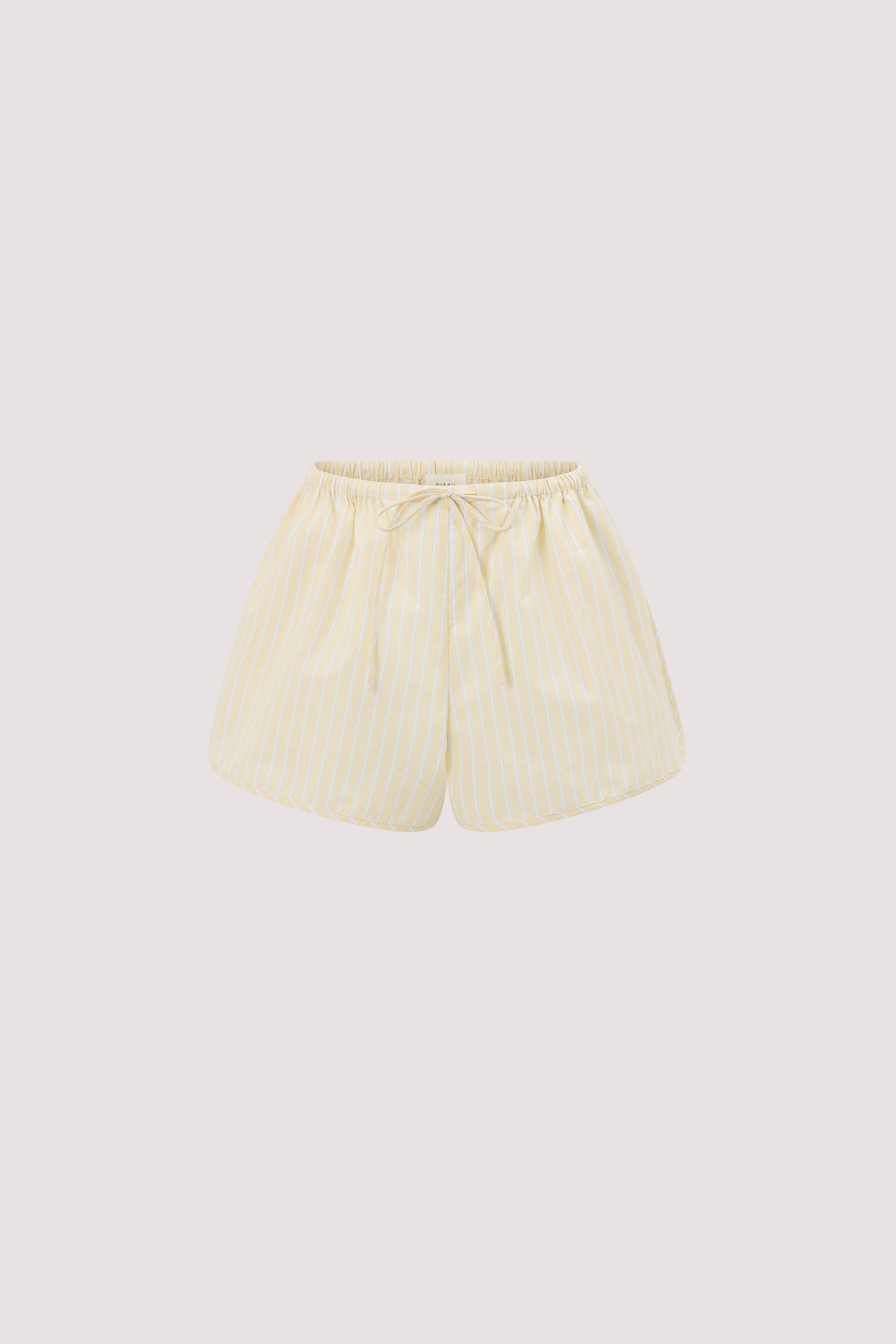 DOMINIQUE YELLOW STRIPE SHORT