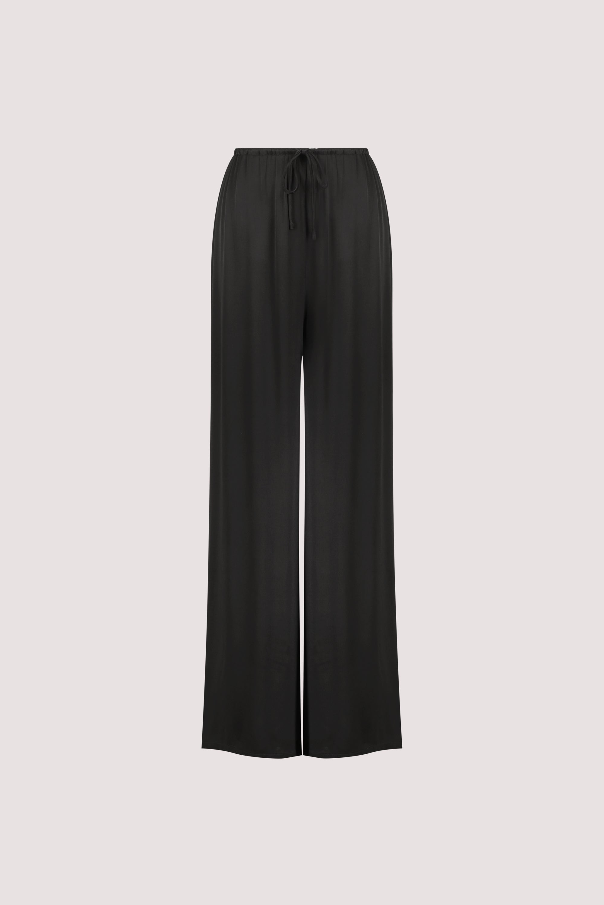 MYA BLACK SATIN PANT