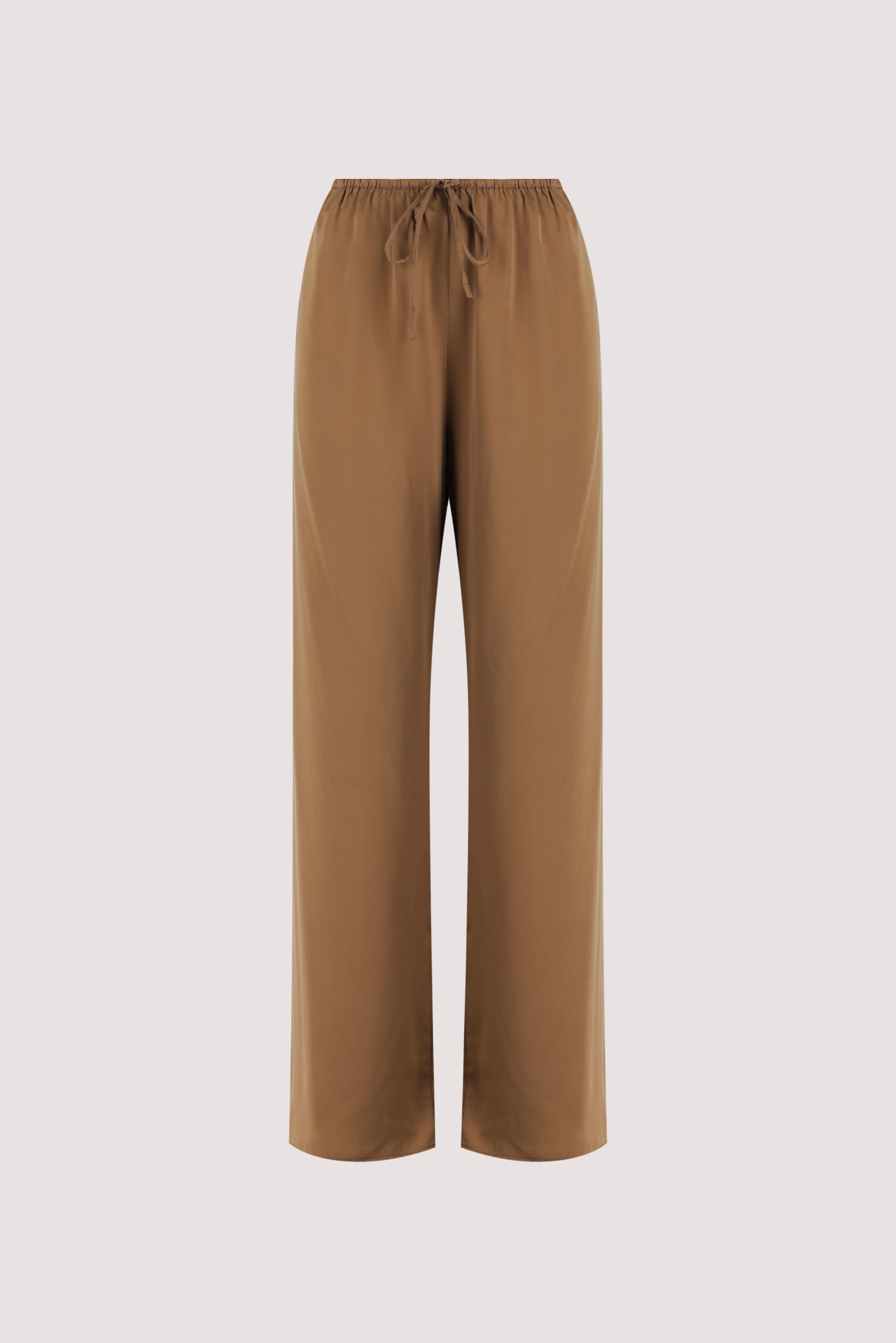 PERCY CHESTNUT SILK PANT