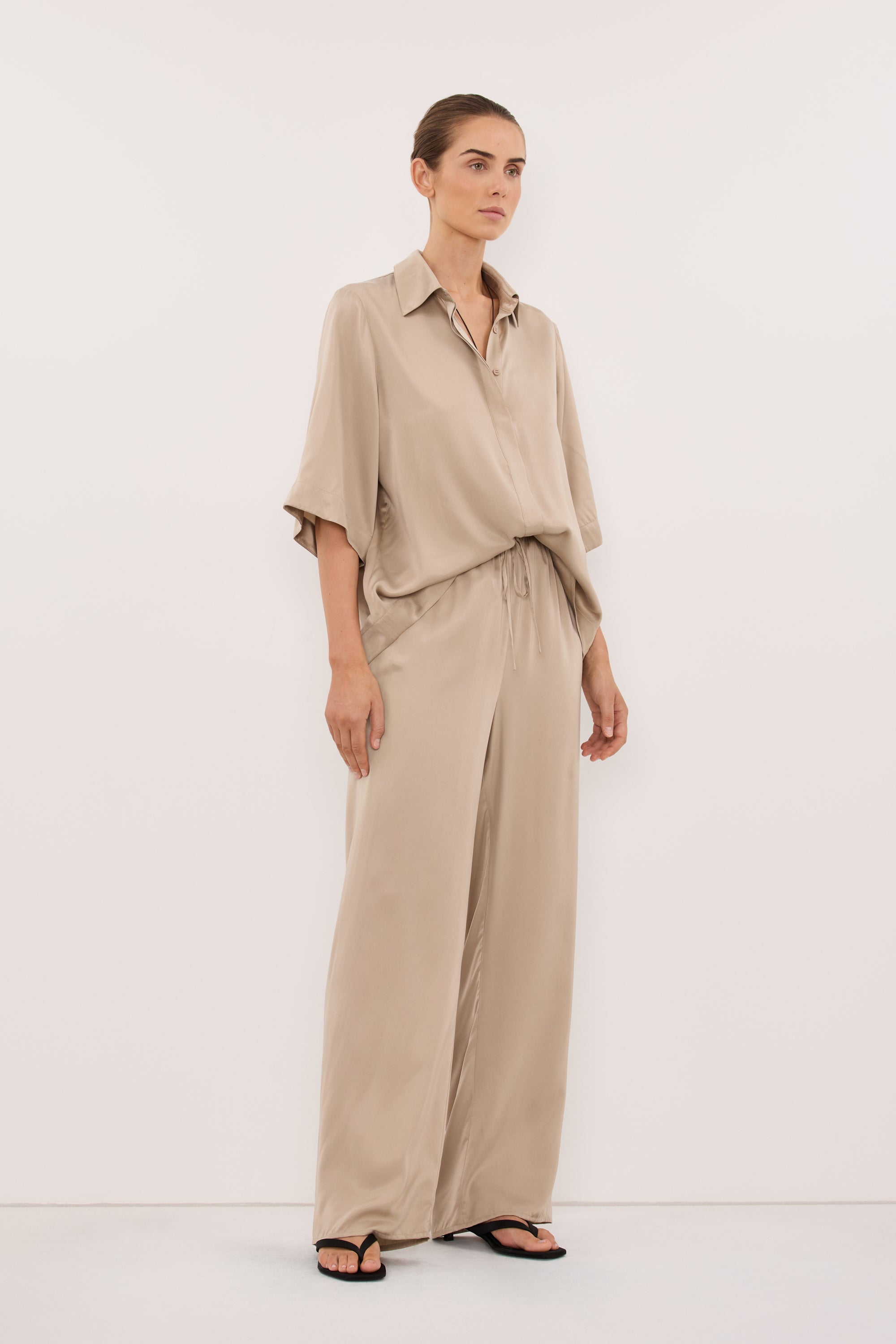 PERCY GOLD SILK PANT