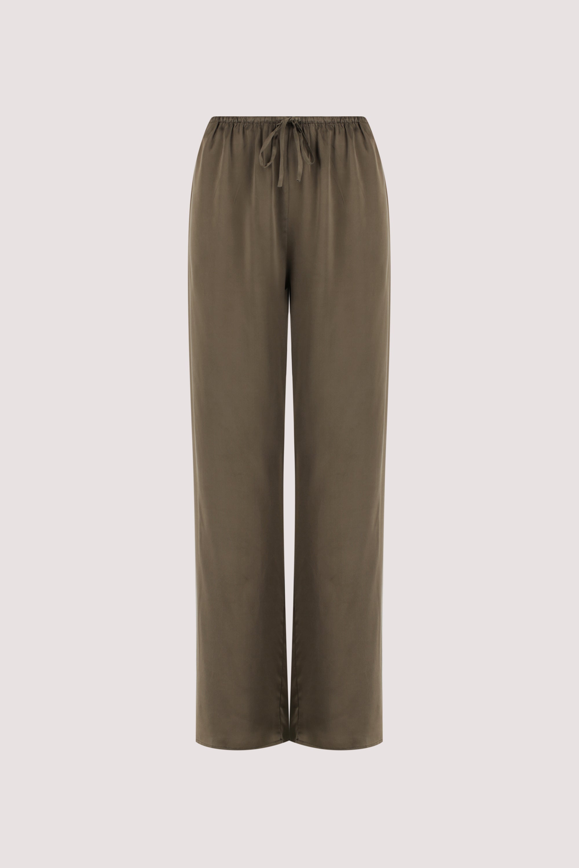 PERCY OLIVE SILK PANT