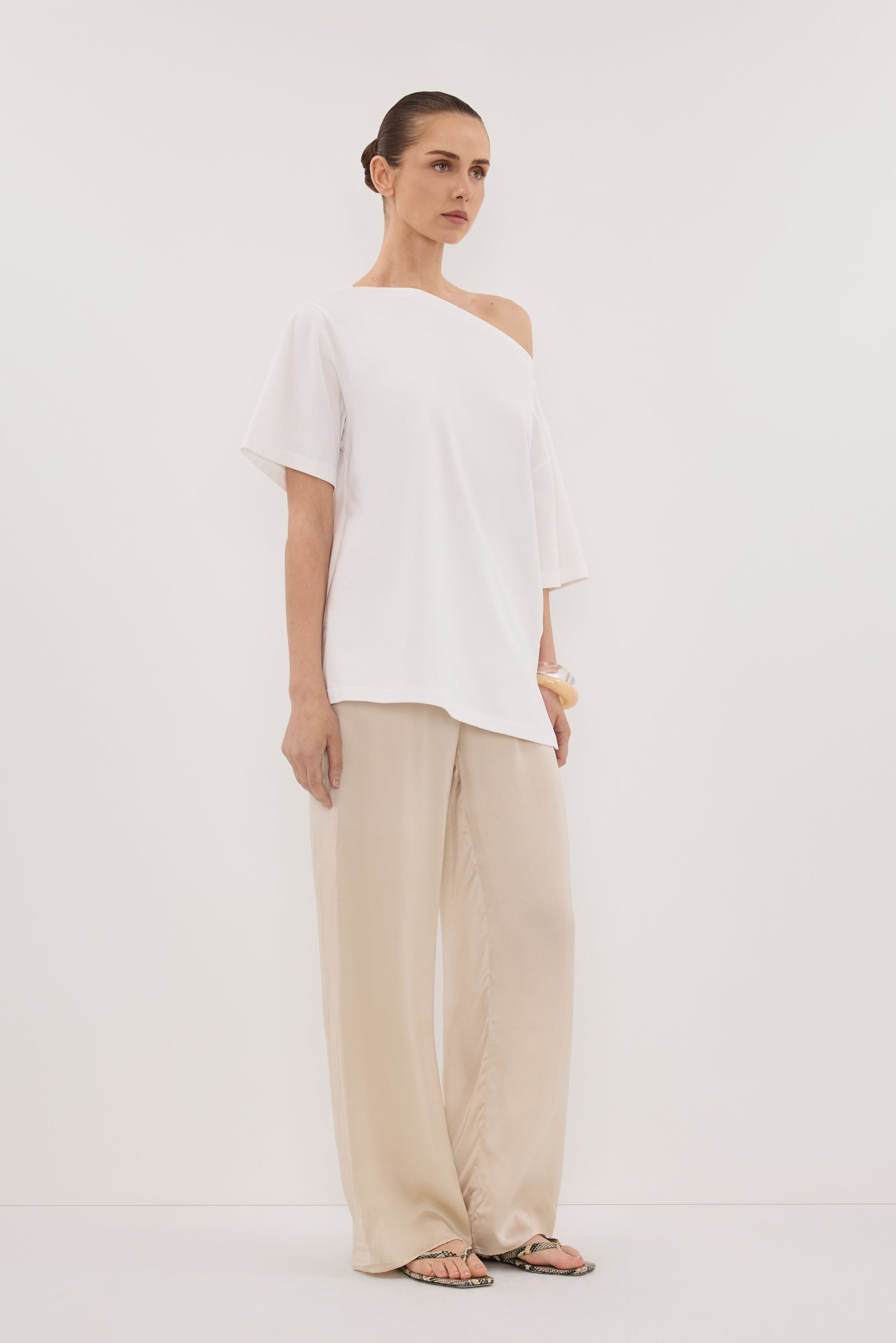 PERCY SANDSTONE SILK PANT