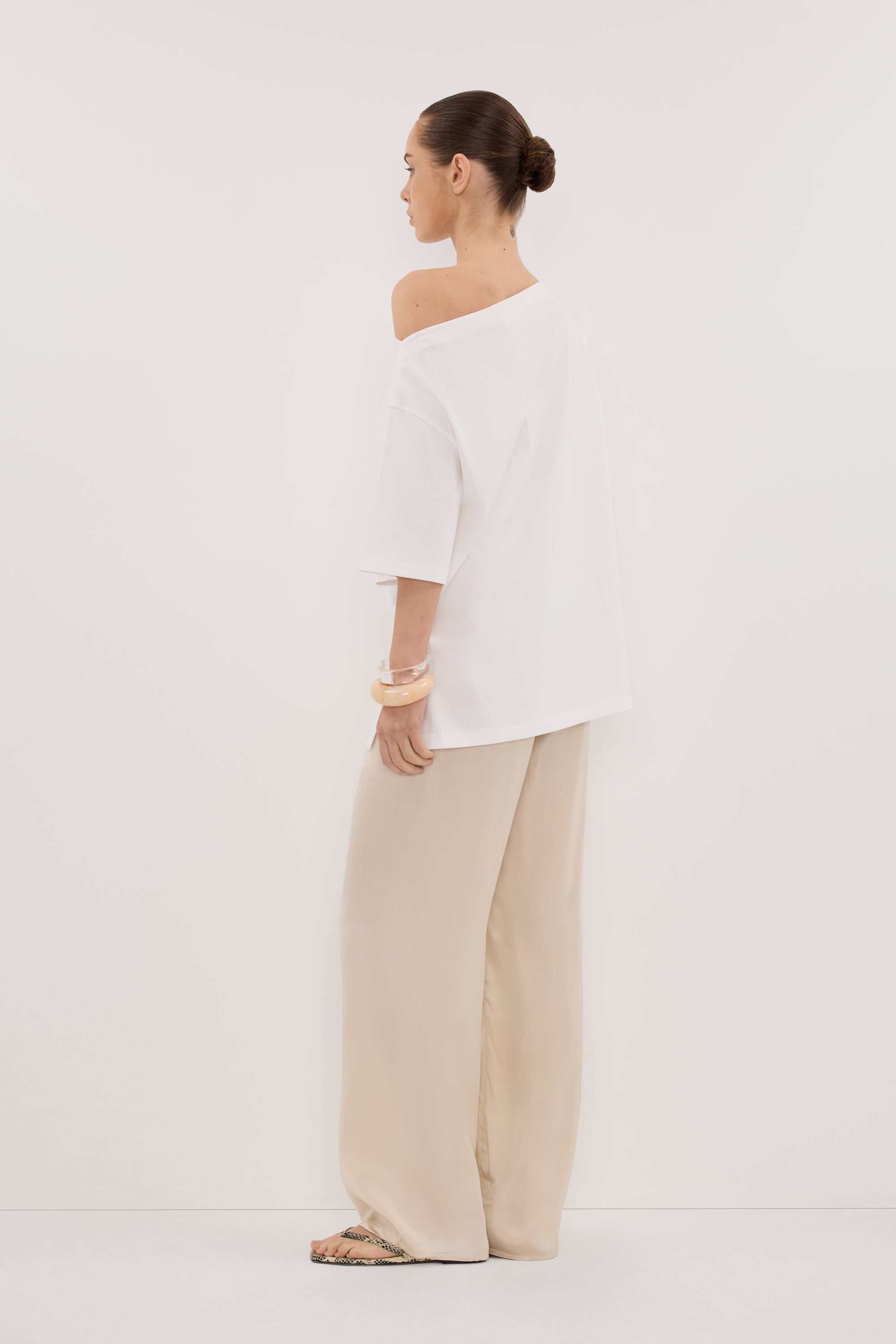 PERCY SANDSTONE SILK PANT